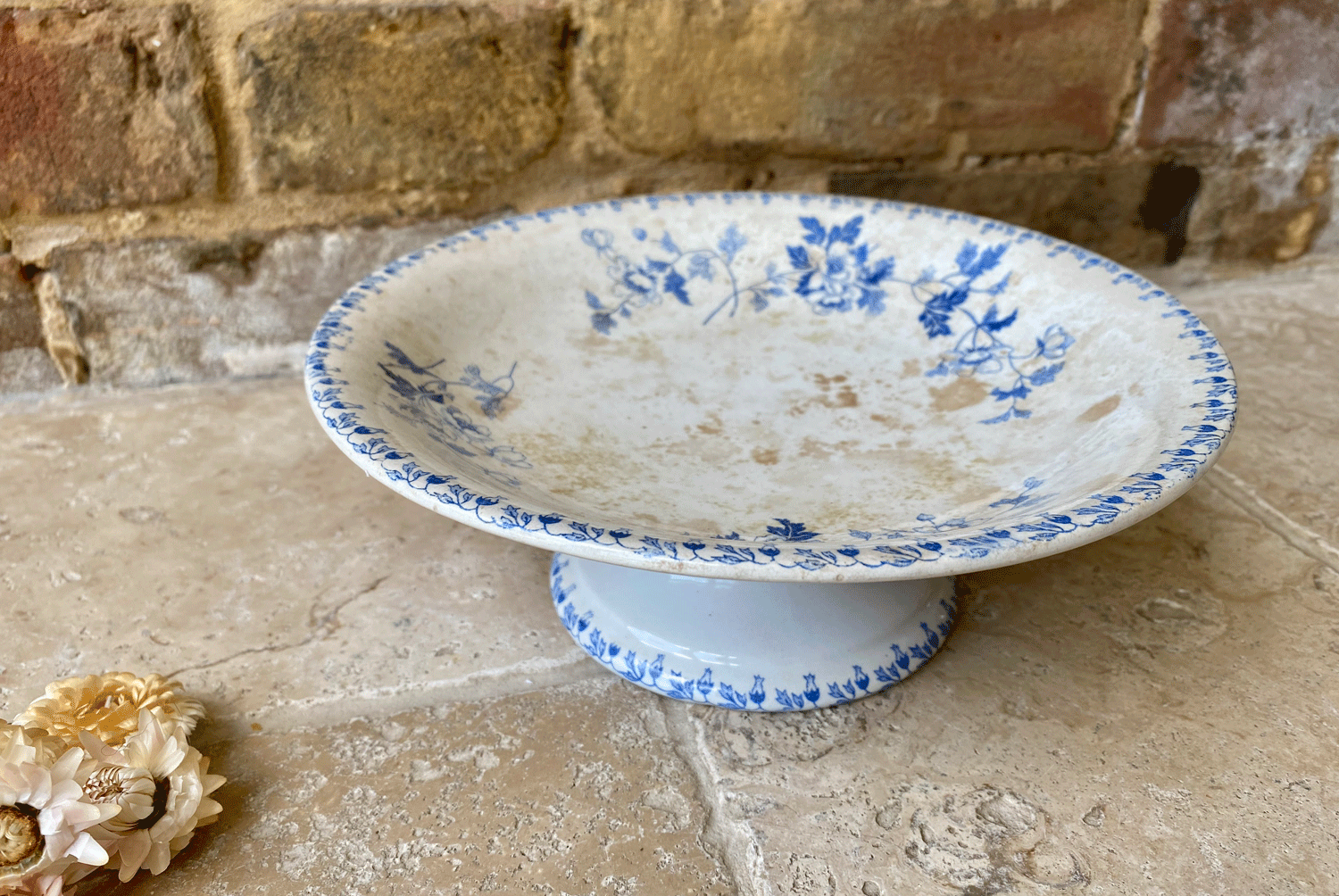 Stained Ironstone buy Compote