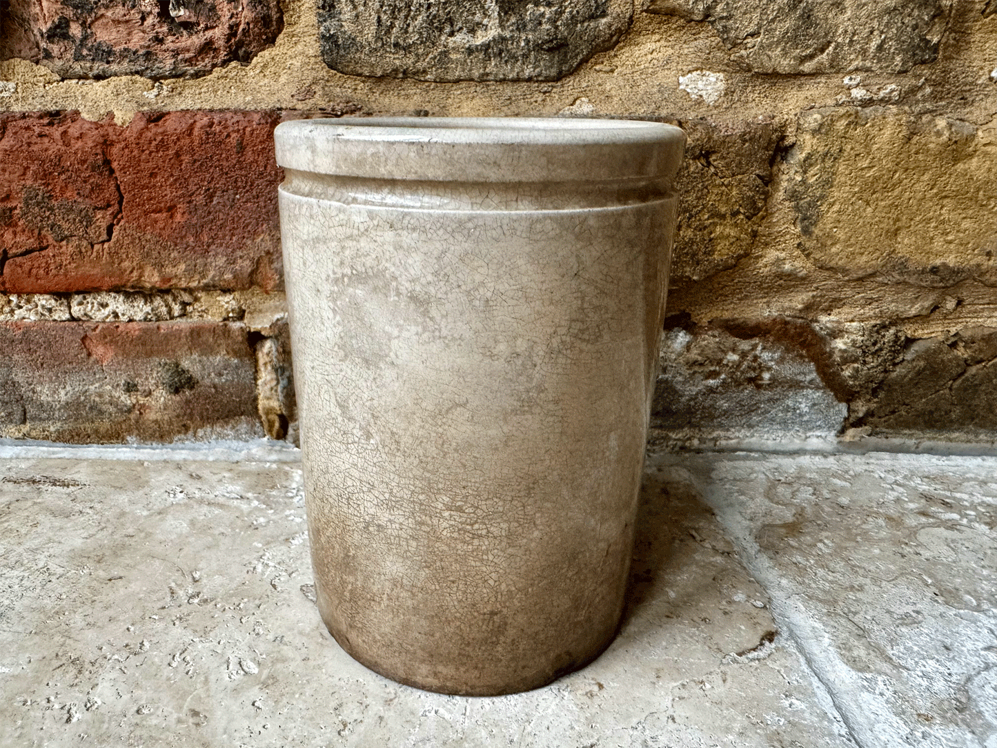 rare extra large antique french white ironstone confiture pot advertising felix potin saindoux