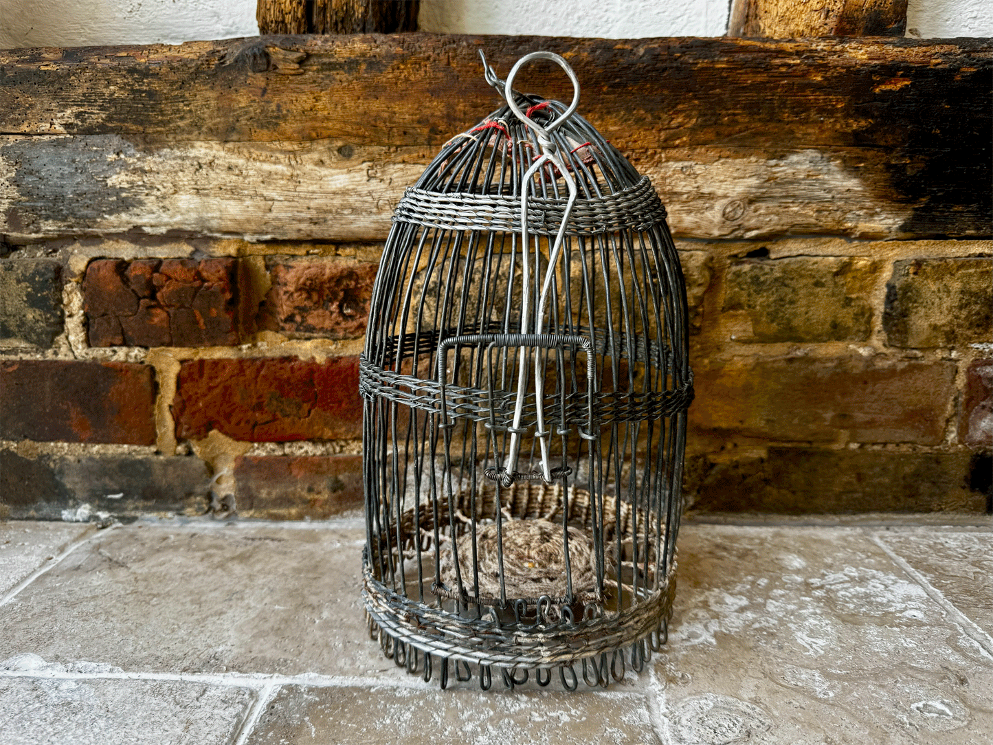 rustic country decor antique spanish wirework bird cage house