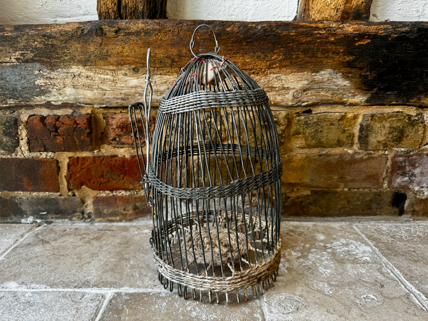 rustic country decor antique spanish wirework bird cage house