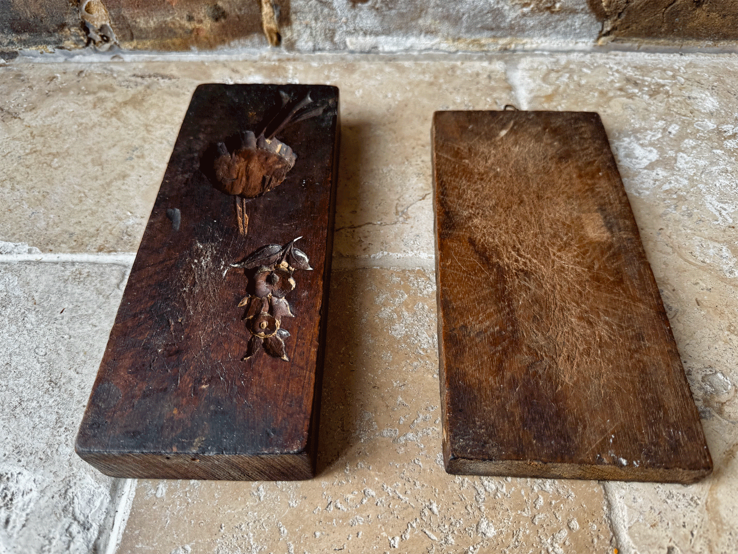 antique victorian deeply carved icing sugar cake mould hawthorn marriage symbolism