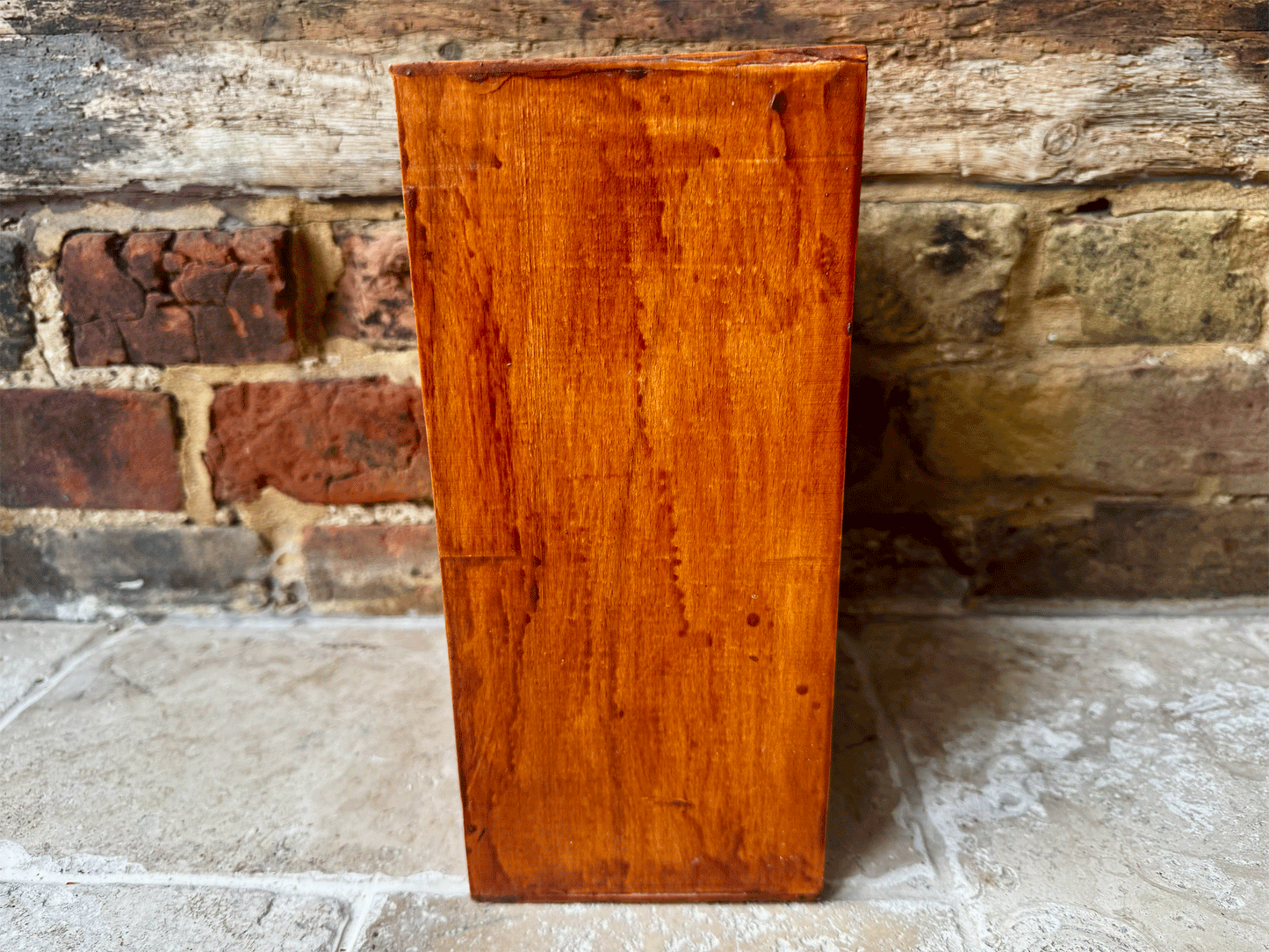 rustic vintage english wooden treen egg rack hutch cupboard