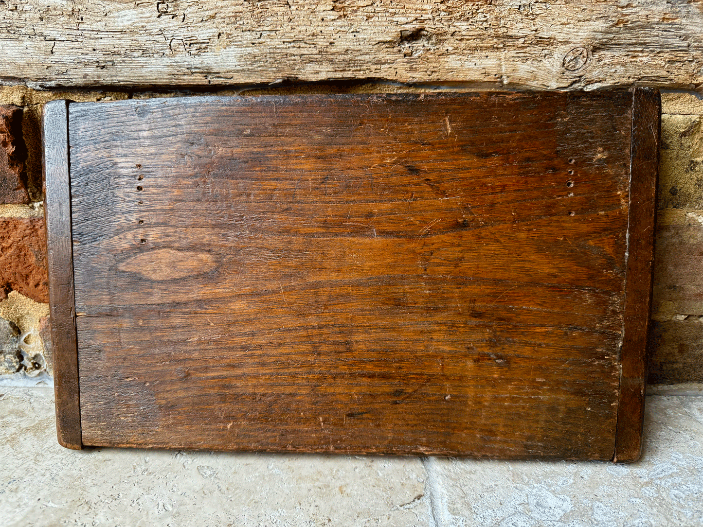 antique rare oak dutch victorian gingerbread mould cycling man