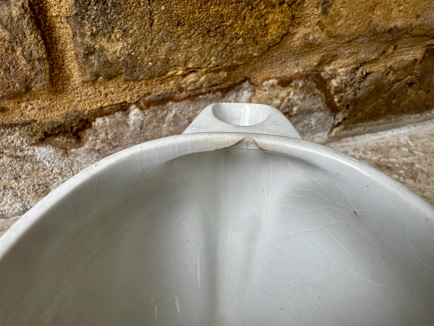 antique french badonviller white ironstone sauciere maigre gras fat separator gravy boat sauce dish