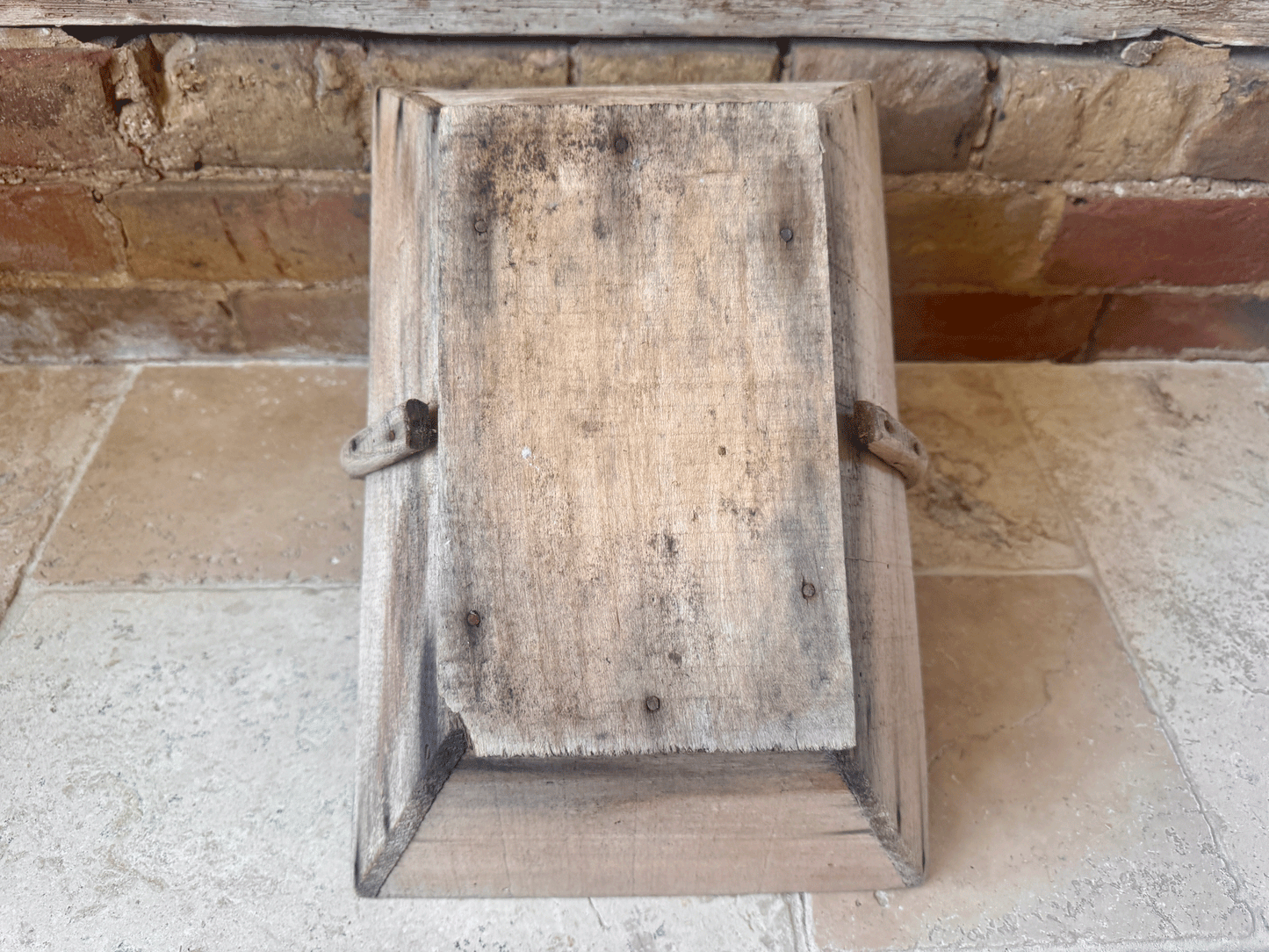 antique french rustic vintage gardenalia wooden treen bentwood trug fruit vegetable basket