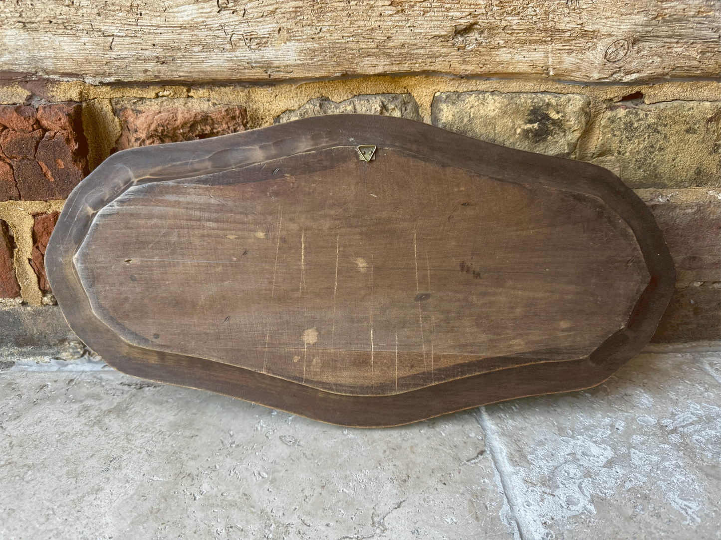 vintage french cutting bread board platter donnez notre pain quotidien wheat daily bread motto