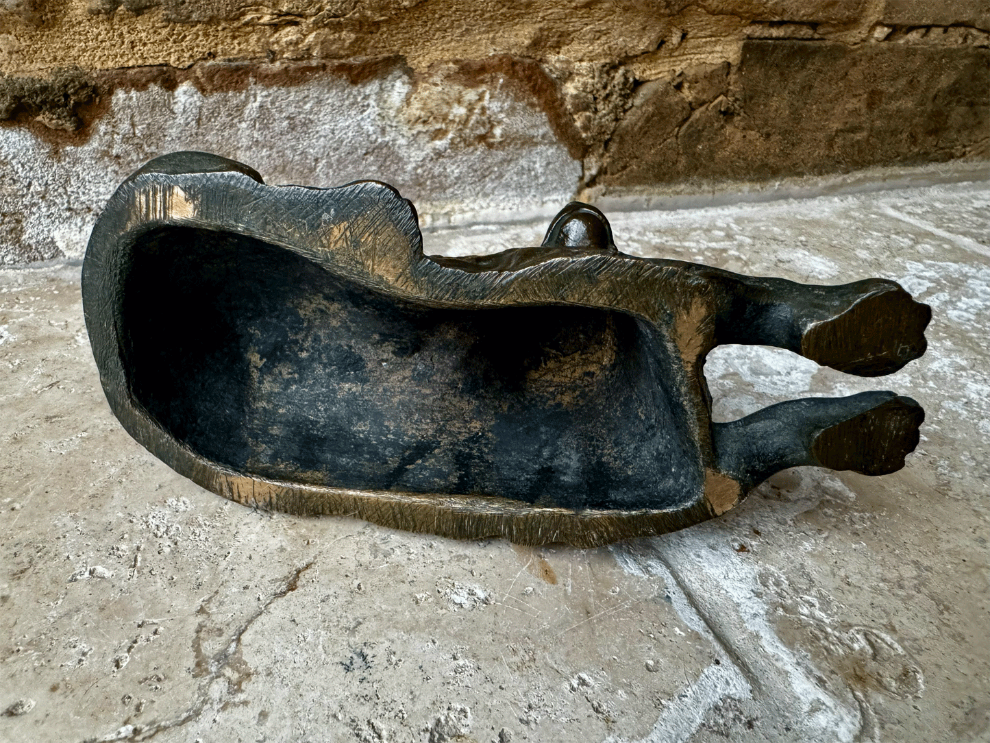 antique vintage french bronze statue dog king charles spaniel