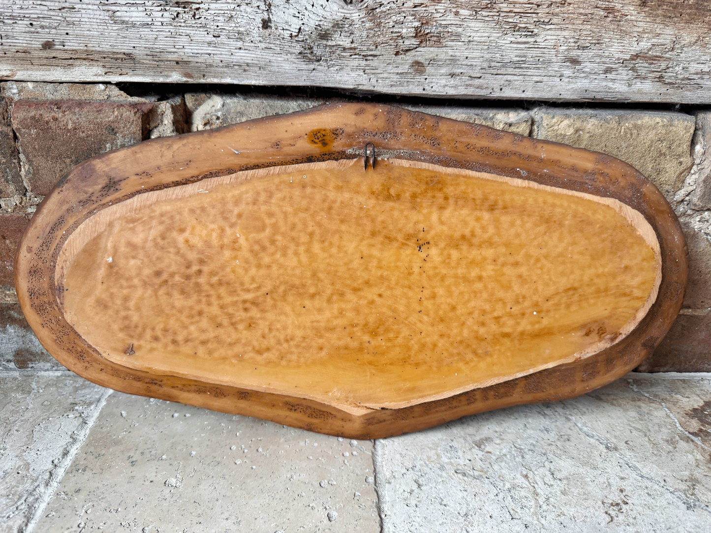 vintage french bread platter board donnez pain jour daily bread motto wheat