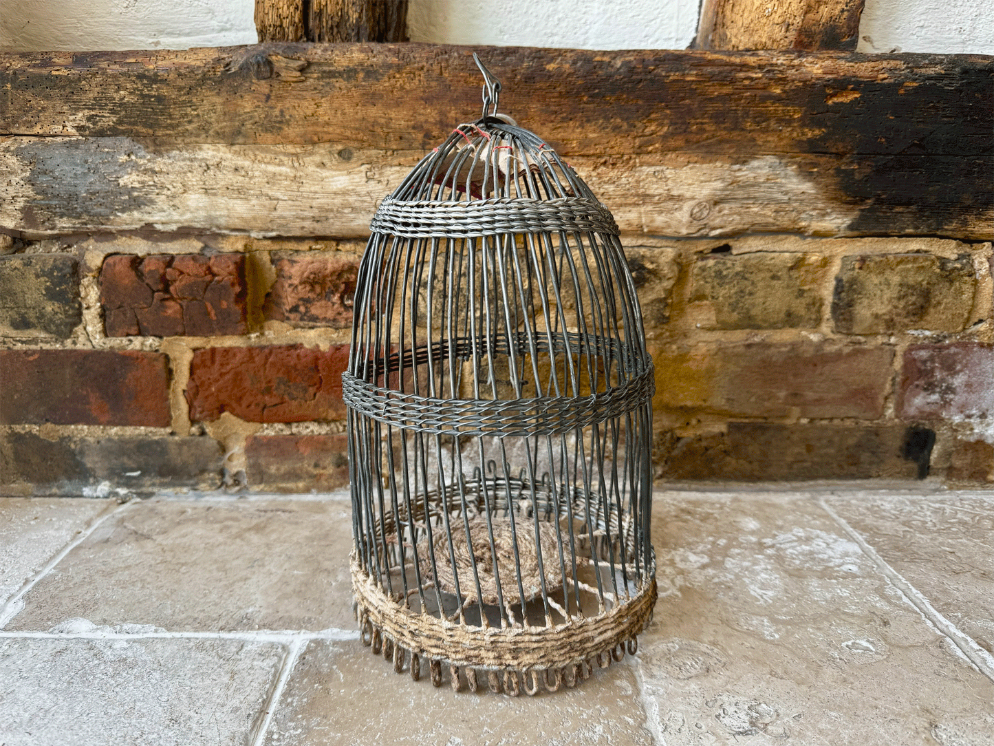 rustic country decor antique spanish wirework bird cage house