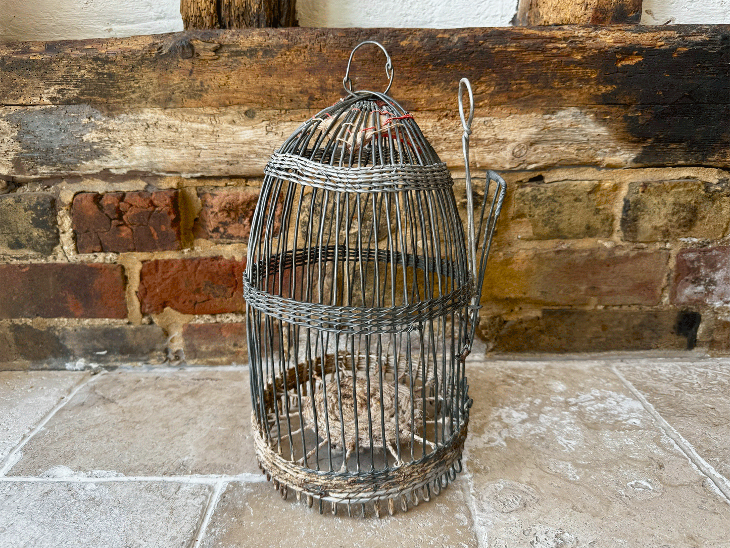 rustic country decor antique spanish wirework bird cage house