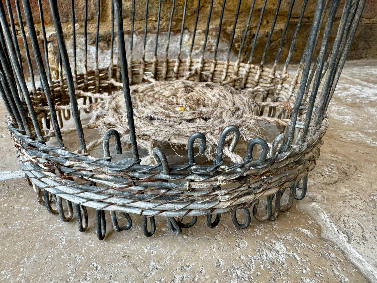 rustic country decor antique spanish wirework bird cage house