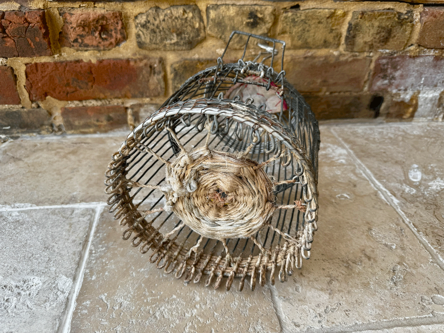 rustic country decor antique spanish wirework bird cage house