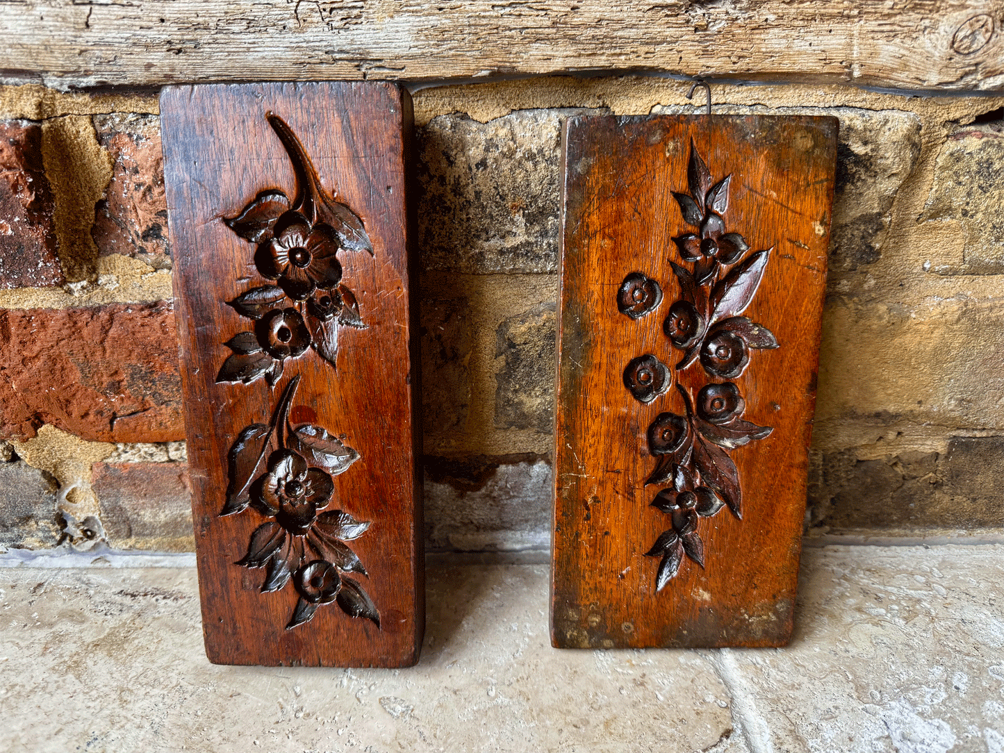 antique victorian deeply carved icing sugar cake mould hawthorn marriage symbolism