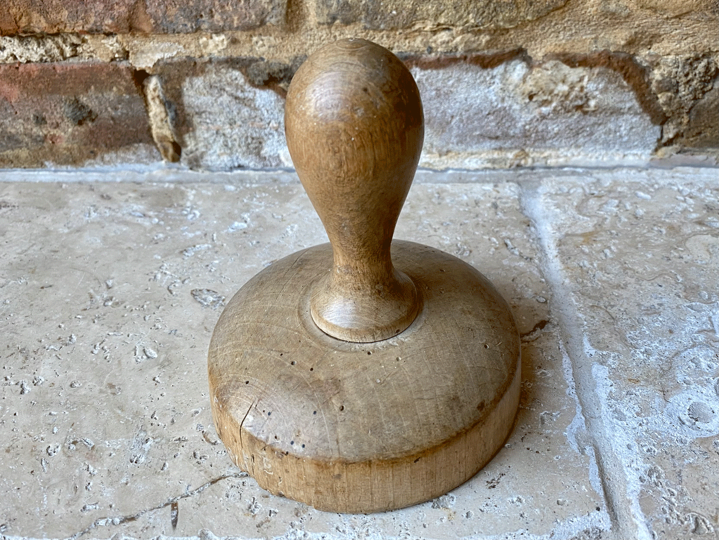 rare antique victorian deeply carved butter stamp marriage union england scotland ireland thistle clover rose