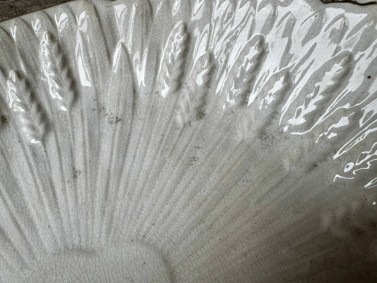 rare antique victorian ironstone bread plate platter motto give us this day our daily bread