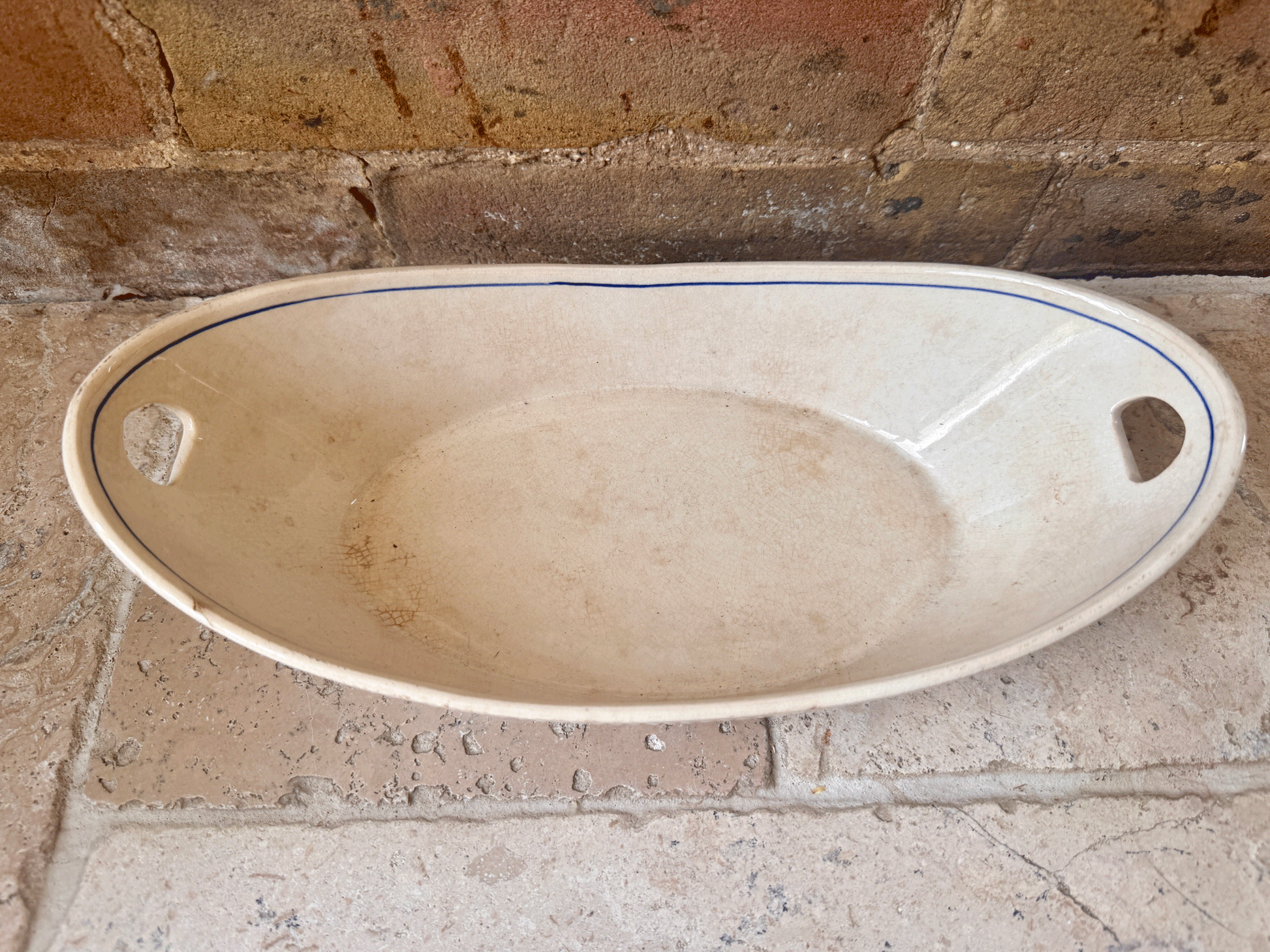 antique belgian transferware serving dish tureen boch freres lace blue fluted copenhagen pattern handles