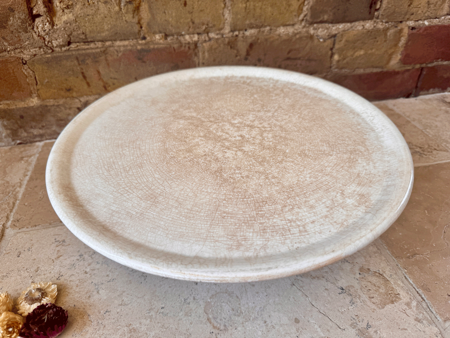 antique dutch extra large white ironstone cake patisserie stand petrus regout