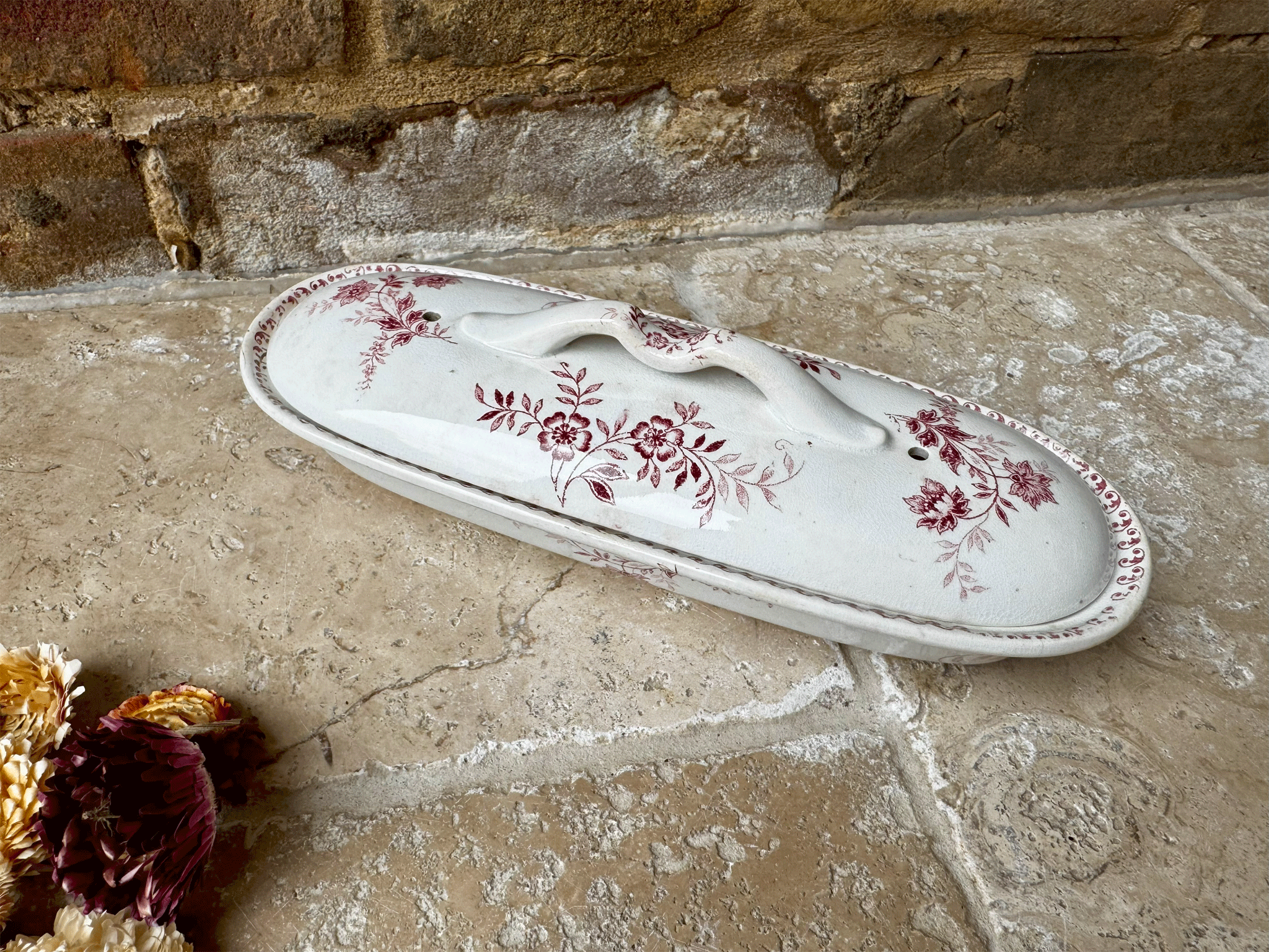 Dih Razor Antique Pink Transferware Razor Dish – JFrancesAntiques