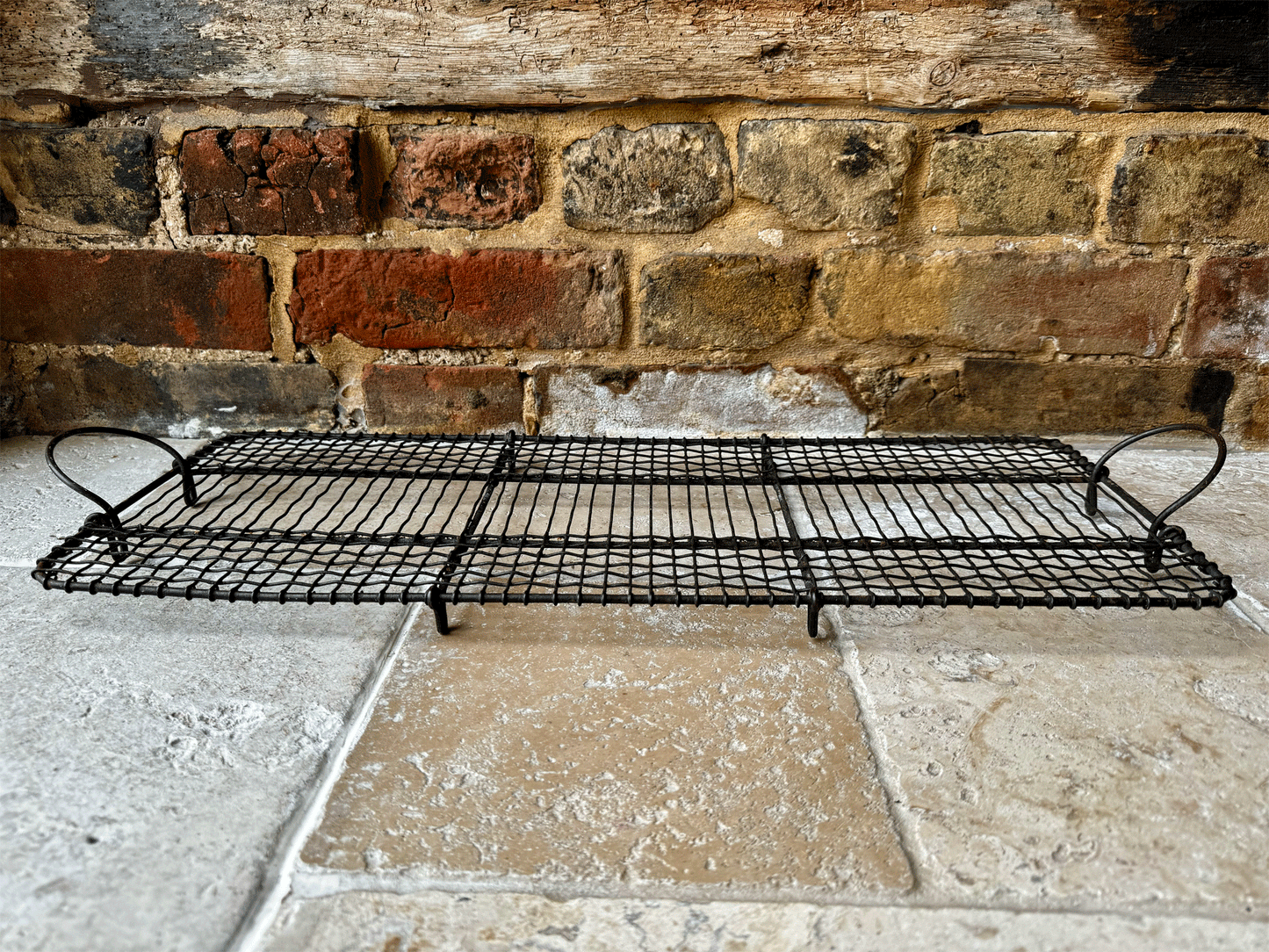 antique edwardian rare extra lond large wirework cooling rack