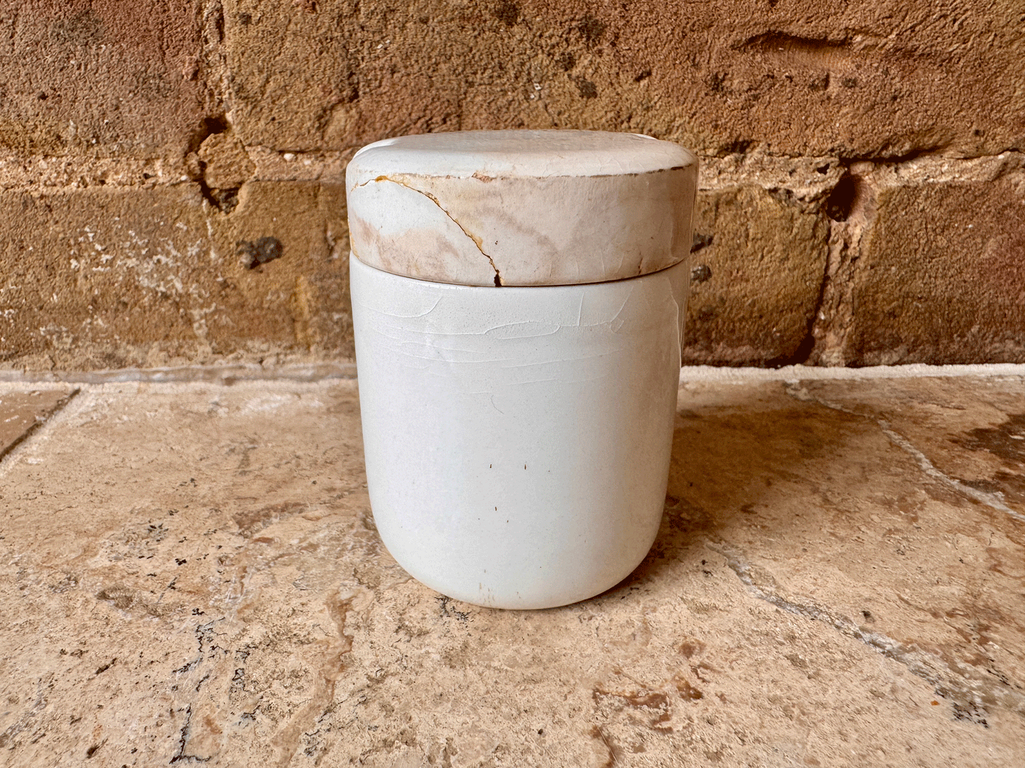 antique edwardian white ironstone coracle butter pot picnic dish