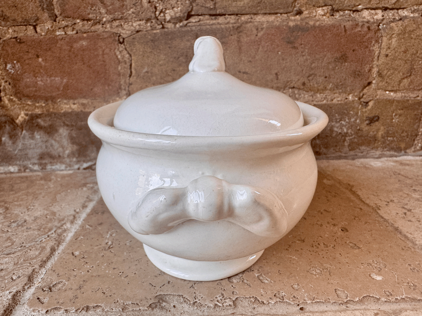 rare antique white ironstone ashworth bros serving tureen dish king george vi cypher monogram royal household memorabilia