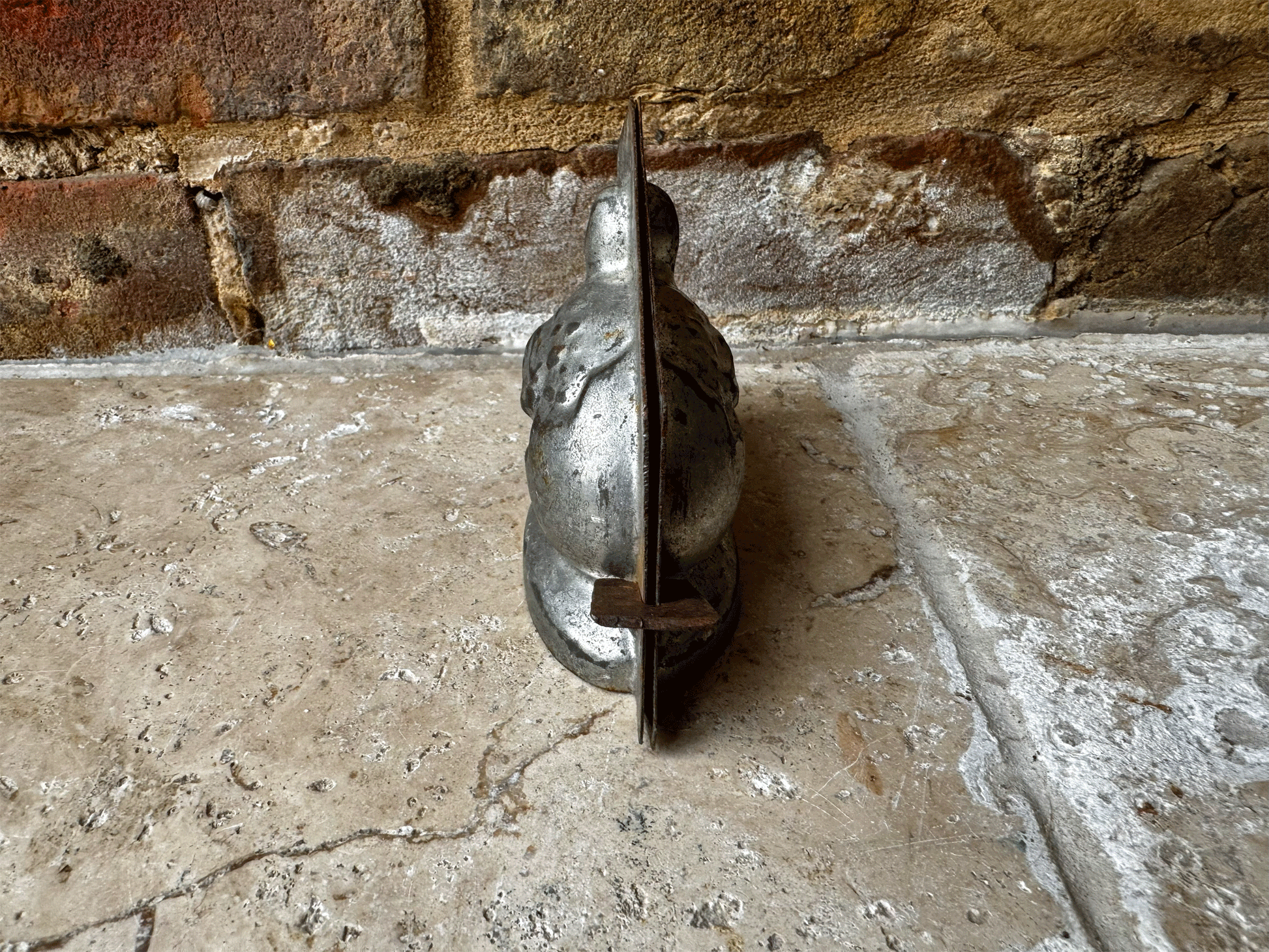 rare antique easter vintage chcolate mould baby chick hatching egg