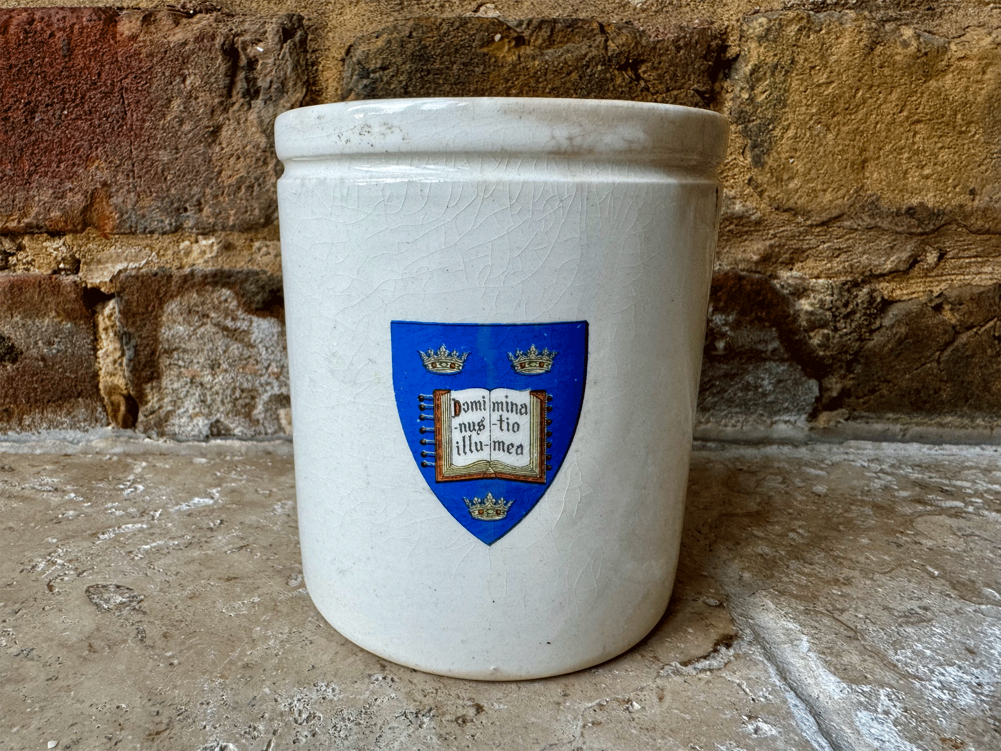 rare frank cooper oxford marmalade ironstone advertising pot oxford scenes