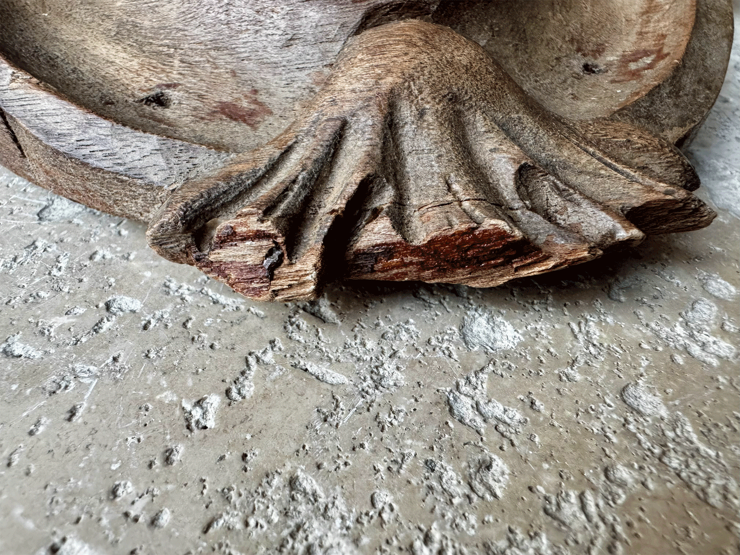 antique french 19th century 1800s deeply carved decorative wall panel pelmet