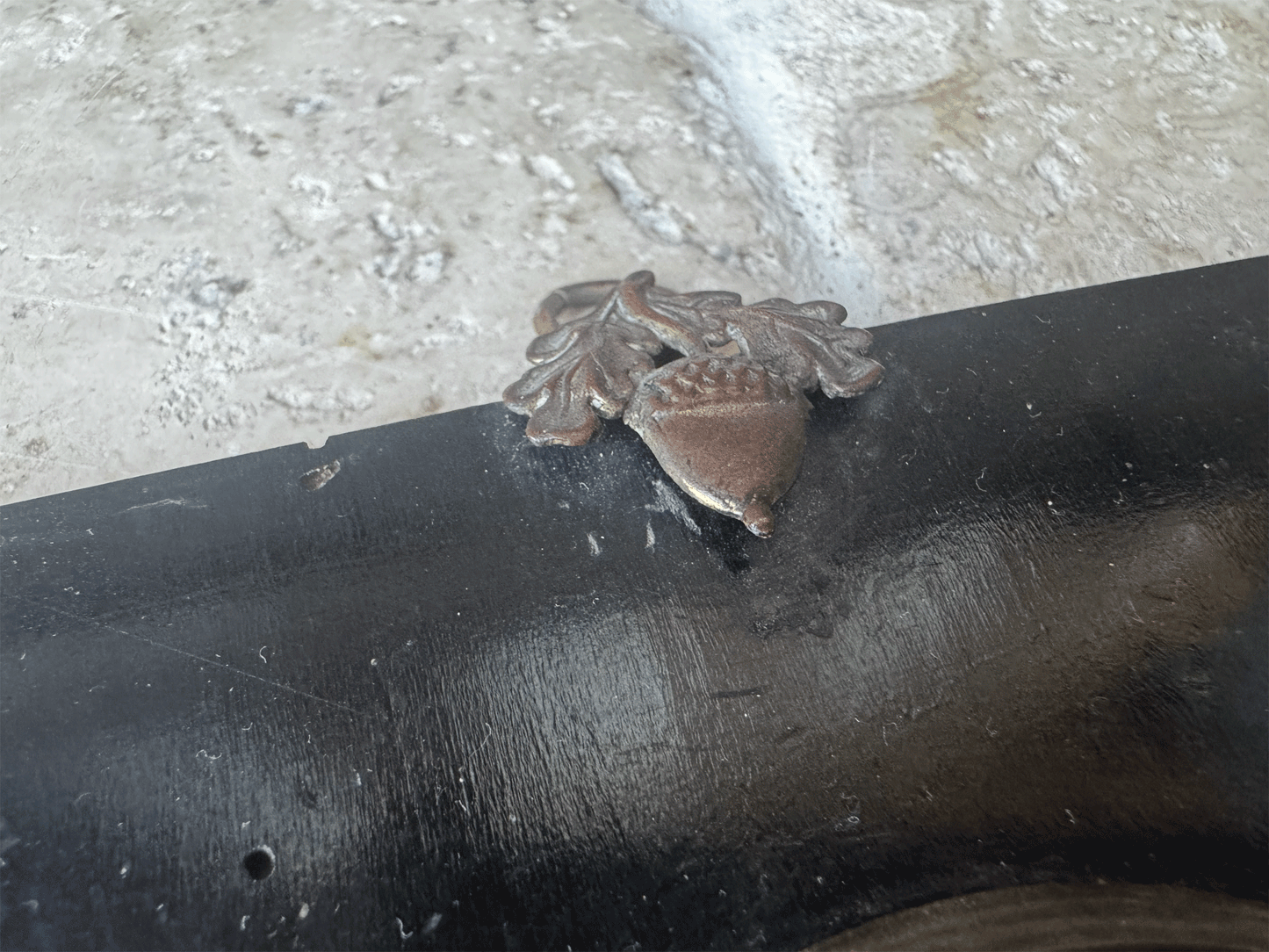 antique 19th century french miniature watercolour portrait gentleman black suit ebony dark rame