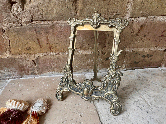 vintge french brass rococo style decorative photo picture frame