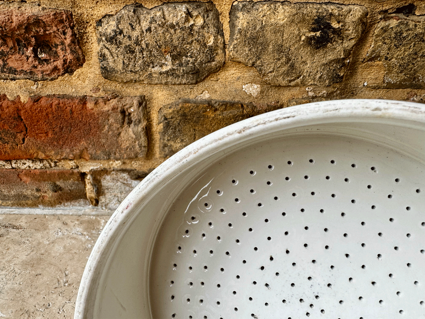 extra large antique french white ironstone pharmacy laboratory funnel