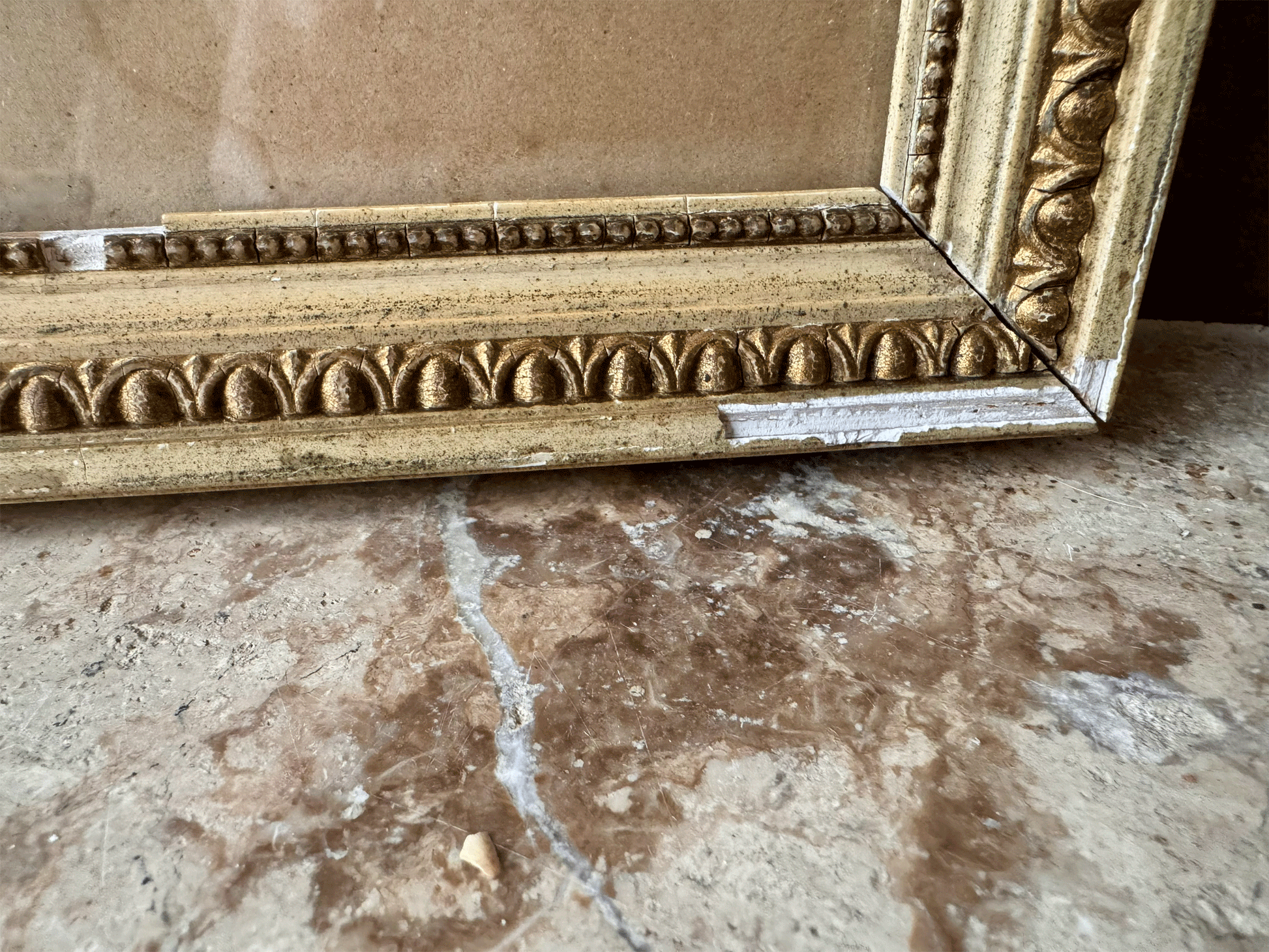 antique french siged dated village riverside country landscape watercolour painting framed