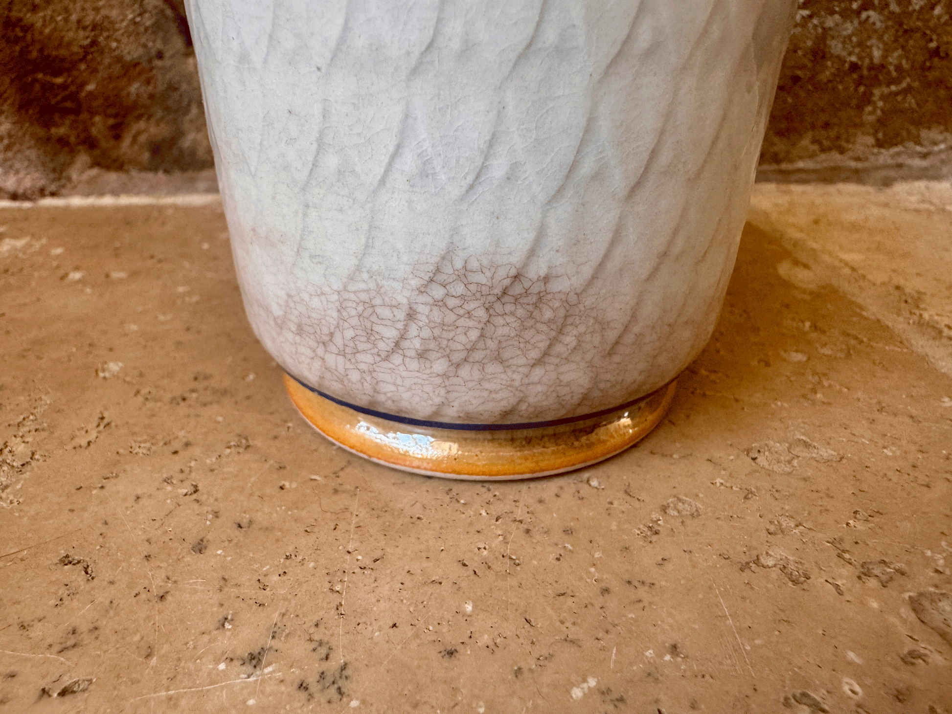antique french irpnstone kitchen canister pinch pot poivre pepper