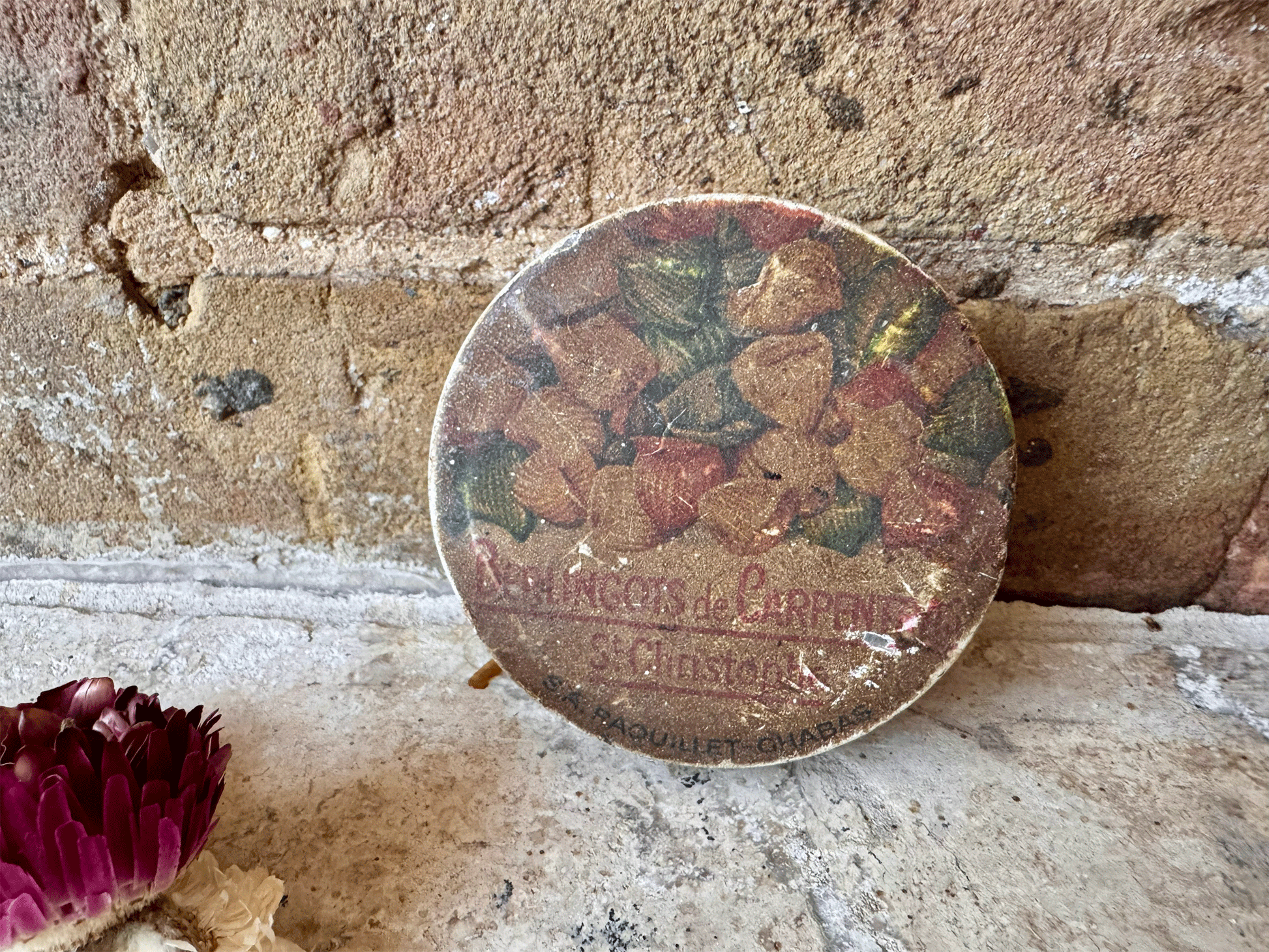 vintage french advertising tin shelfie rustic nterior decor berlingots 