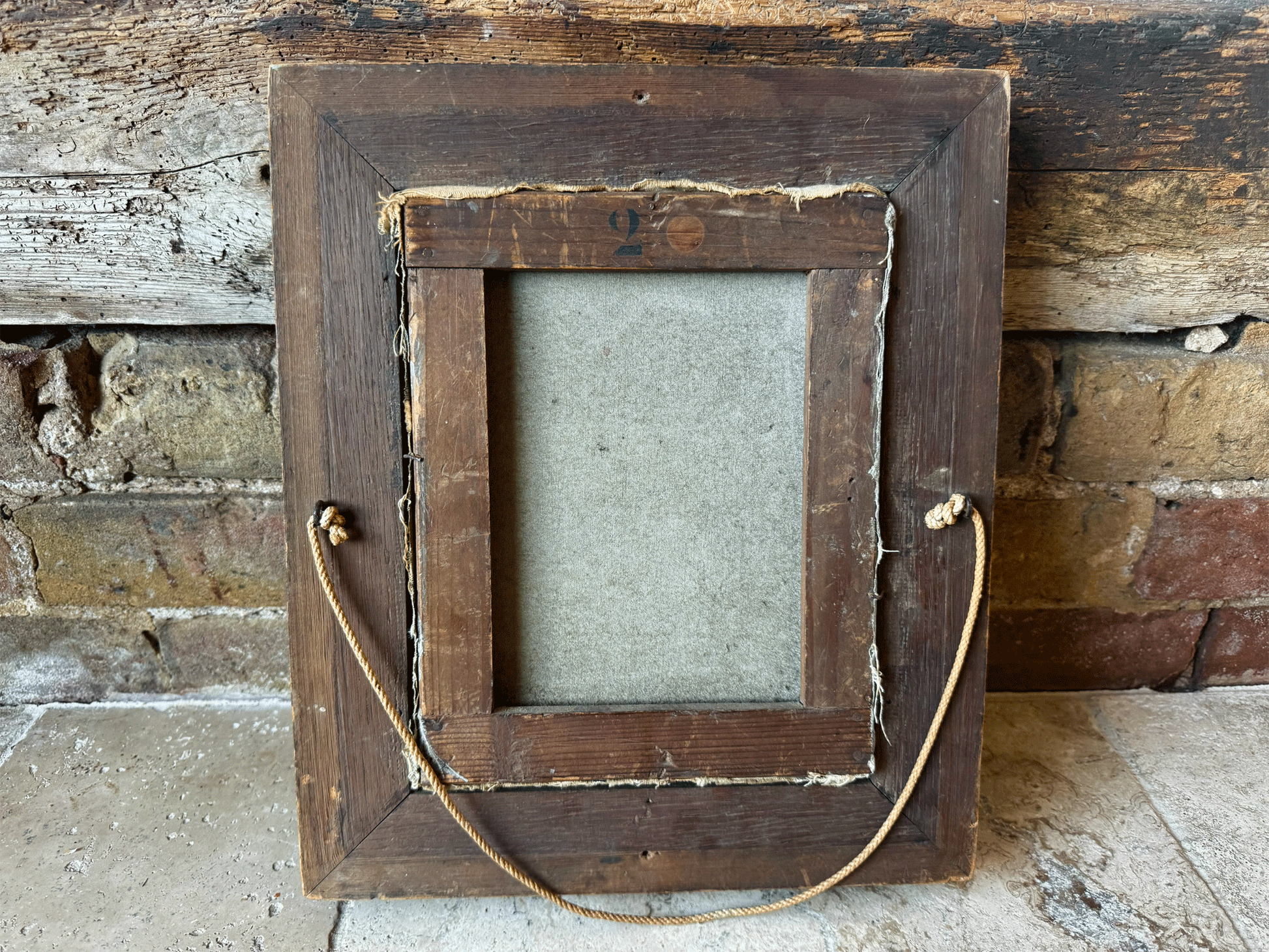 antique french signed framed oil painting canvas country landscape farm buildings village church