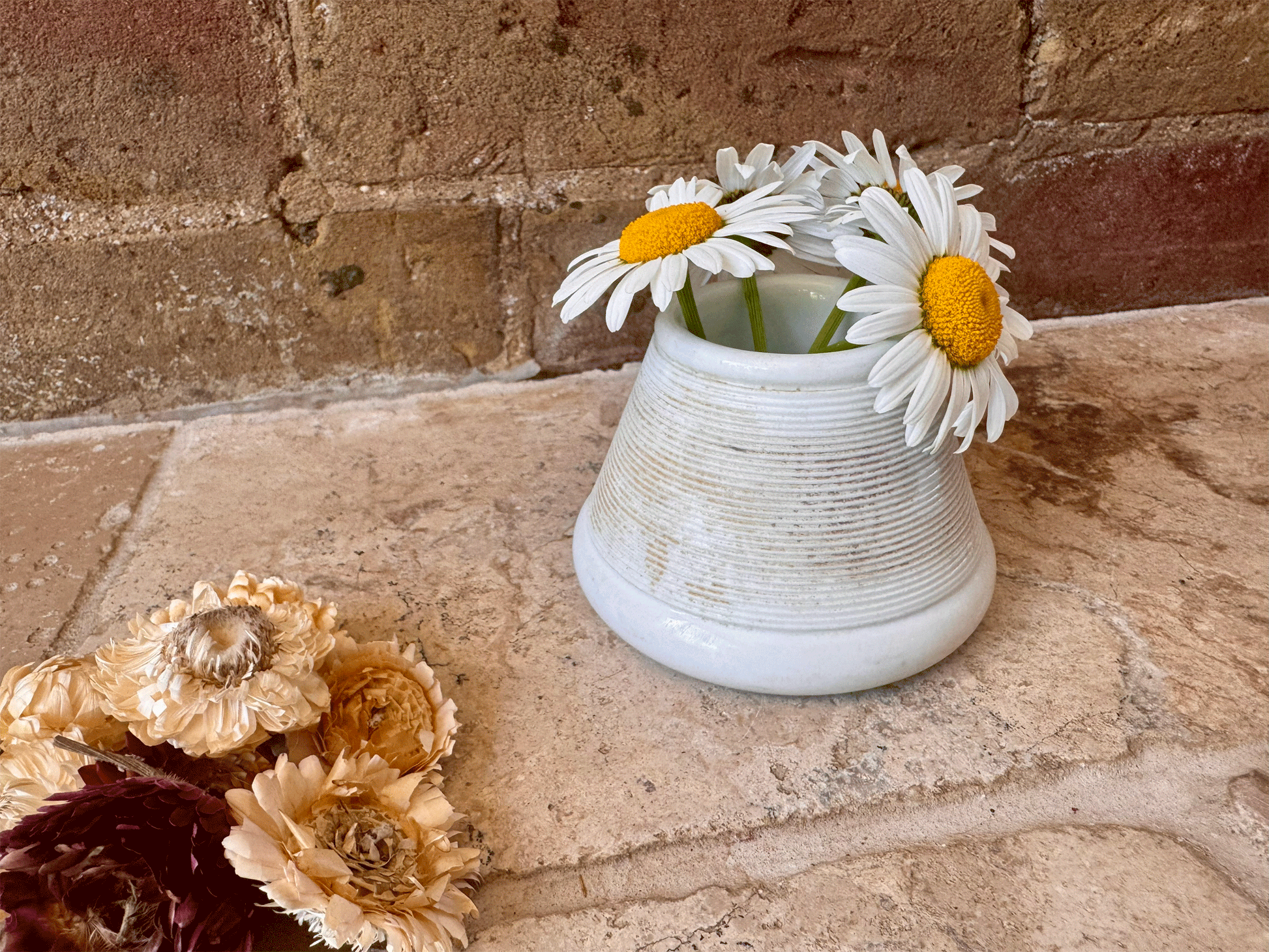 antique french white ironstone porcelain heavyweight pyrogene match striker