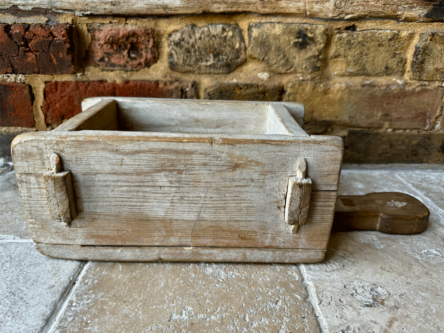 Large Antique 19th Century Carved Swedish Cheese Mould