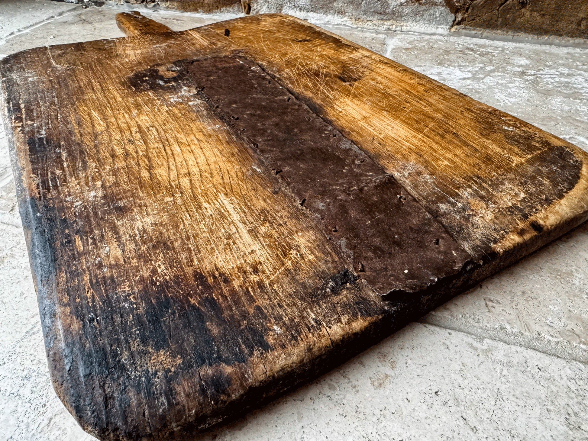 antique rustic primitive dough board cutting breadboard swedish 19th century 1800s