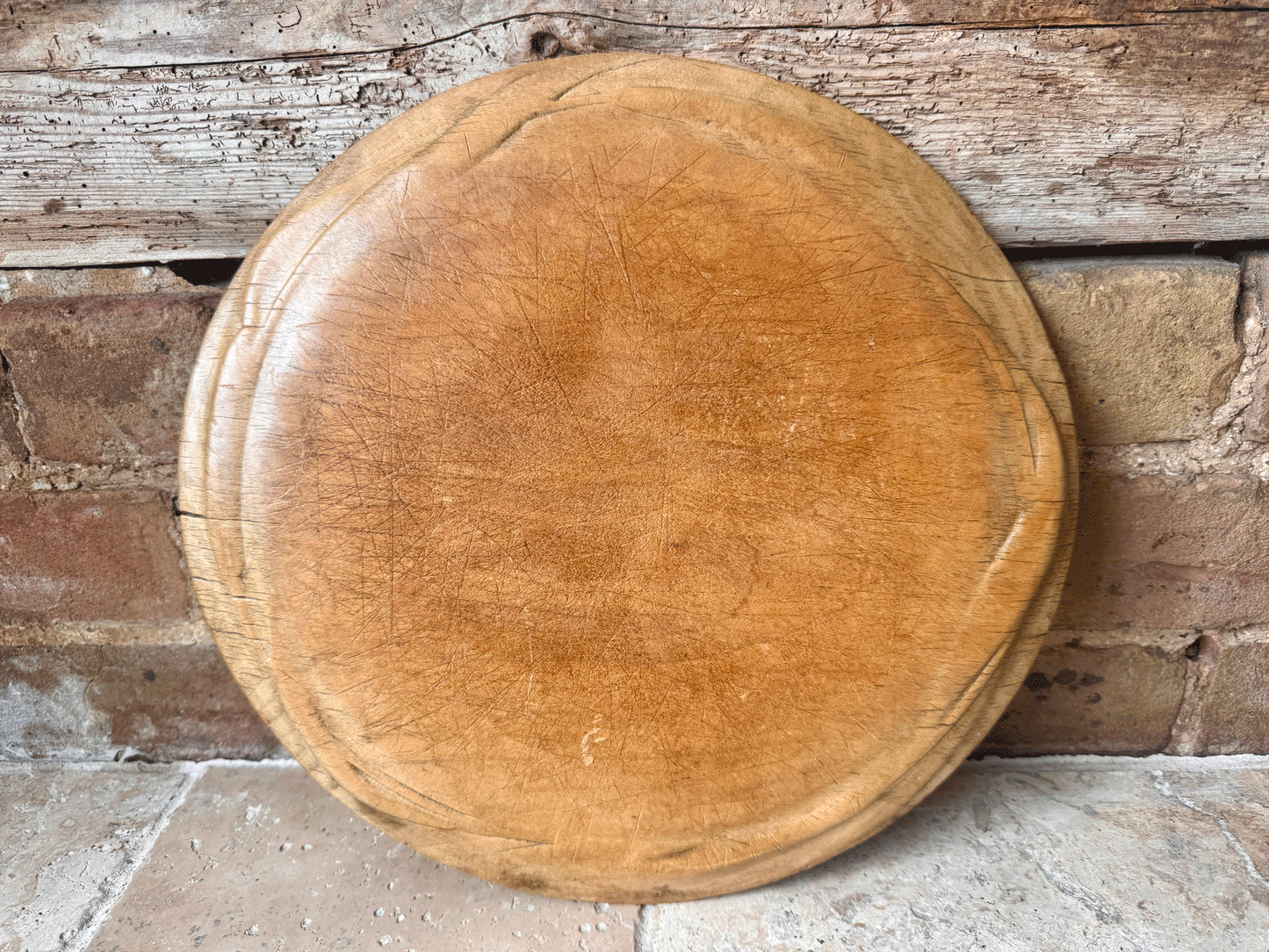 antique victorian cavred wooden treen breadboard ribbon barley wheat decorative border