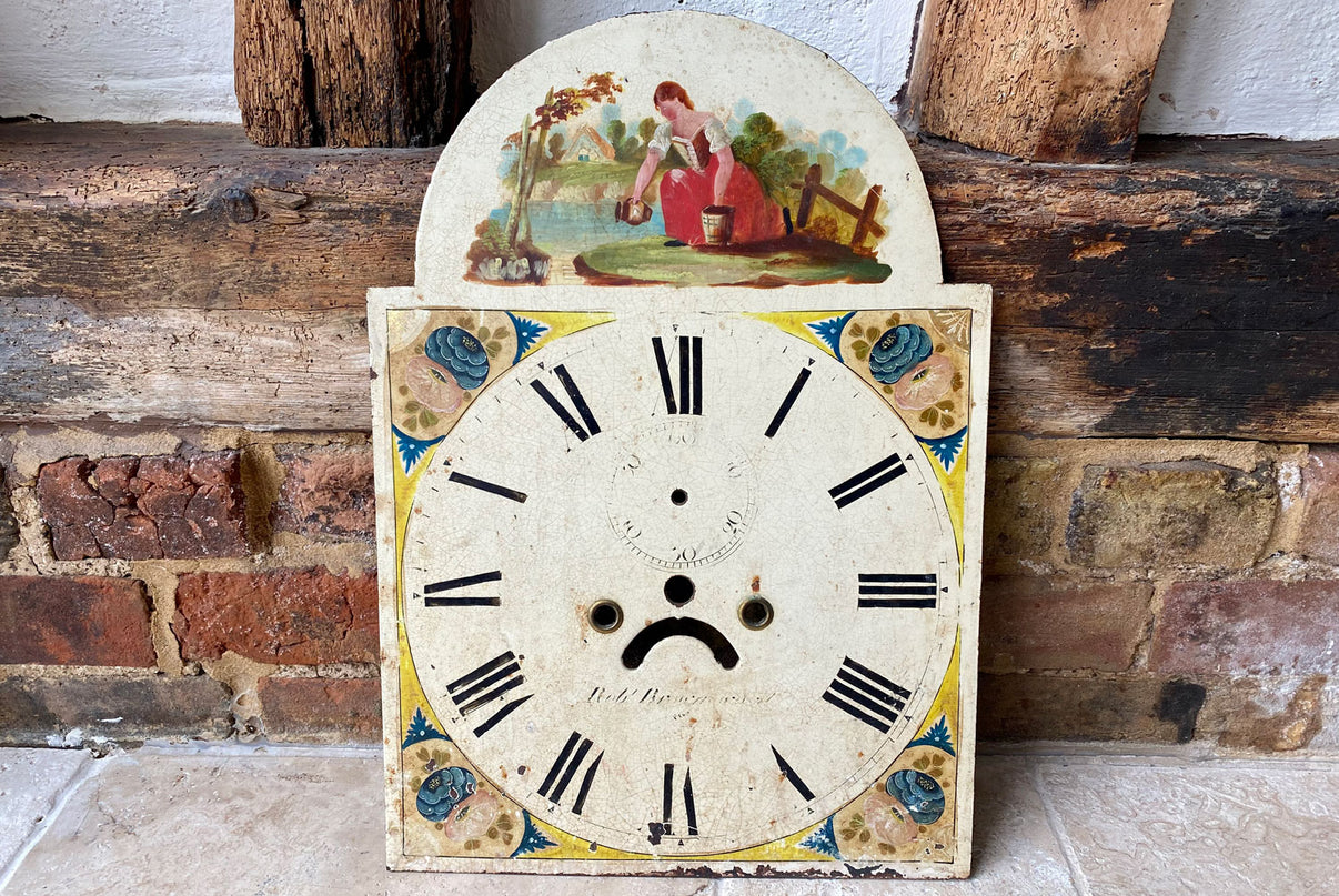 Antique Victorian Salvaged Clock Face JFrancesAntiques
