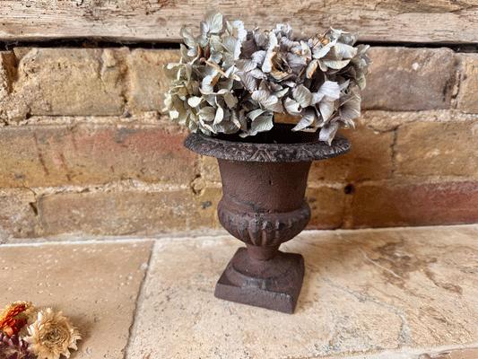 vintage cast iron decorative garden urn gardenaila planter