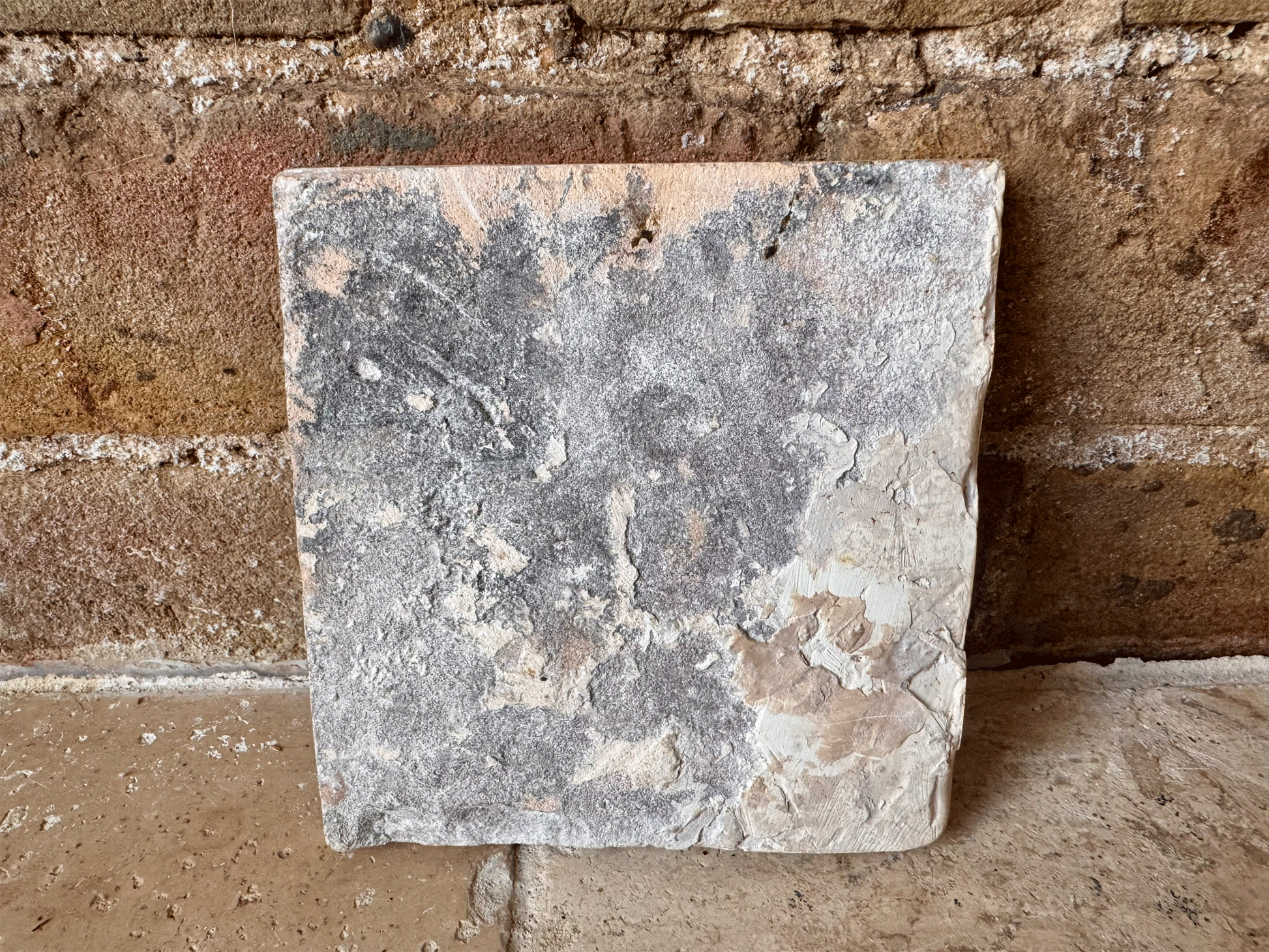 antique dutch rare 17th century 1600s delft tile animal goat