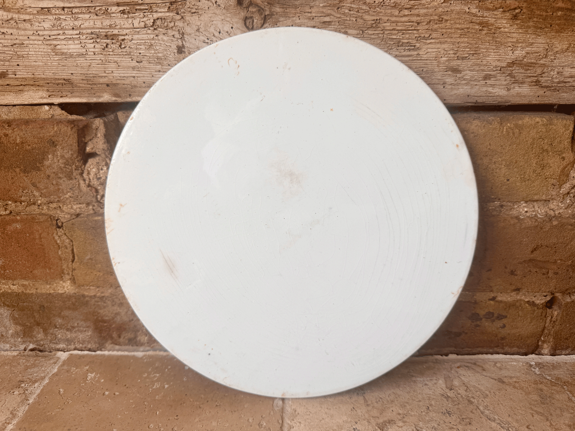 rare large antique edwardian white ironstone purple transferware wt avery advertising scale plate cheese platter