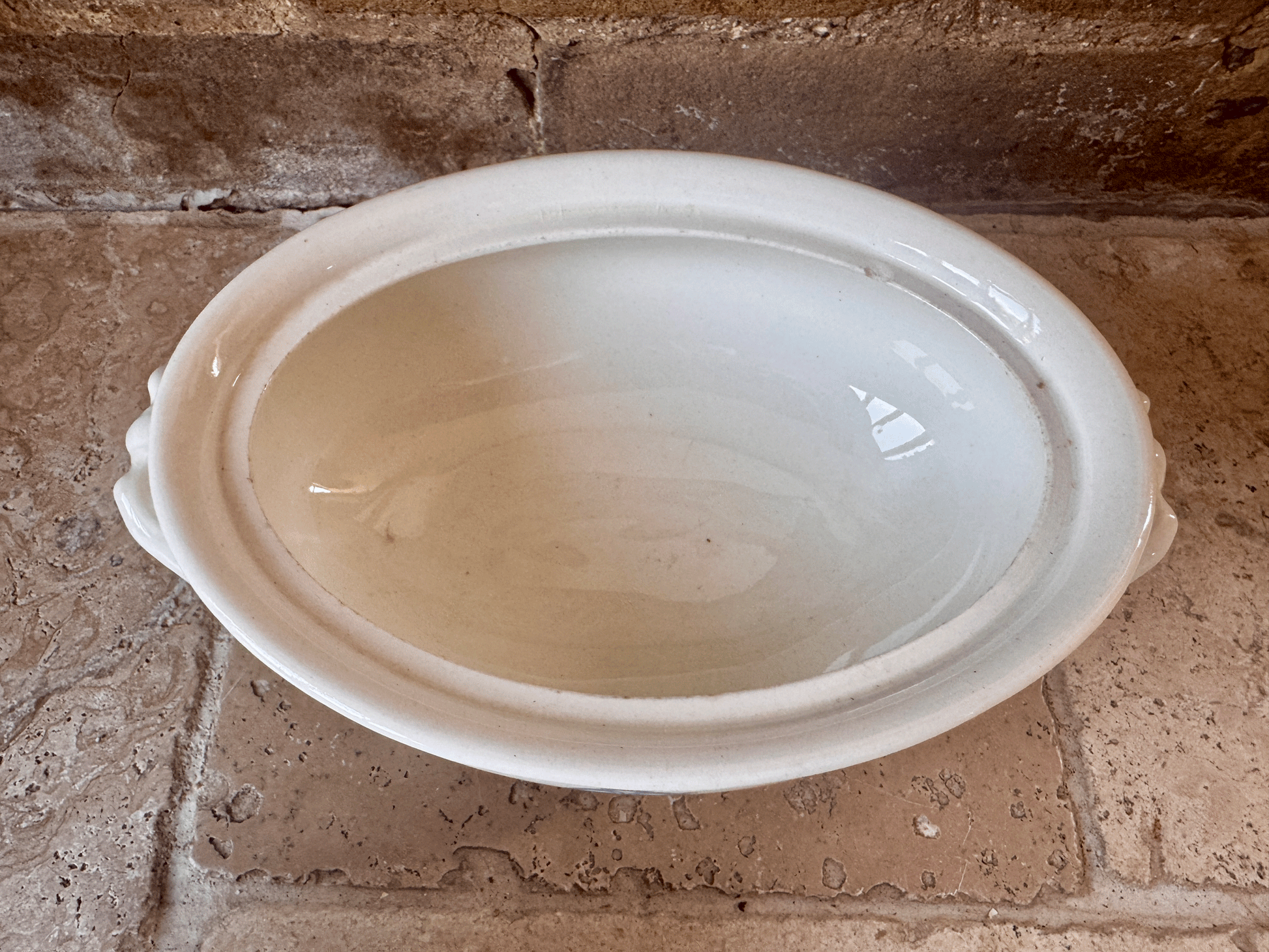 rare antique white ironstone ashworth bros serving tureen dish king george vi cypher monogram royal household memorabilia