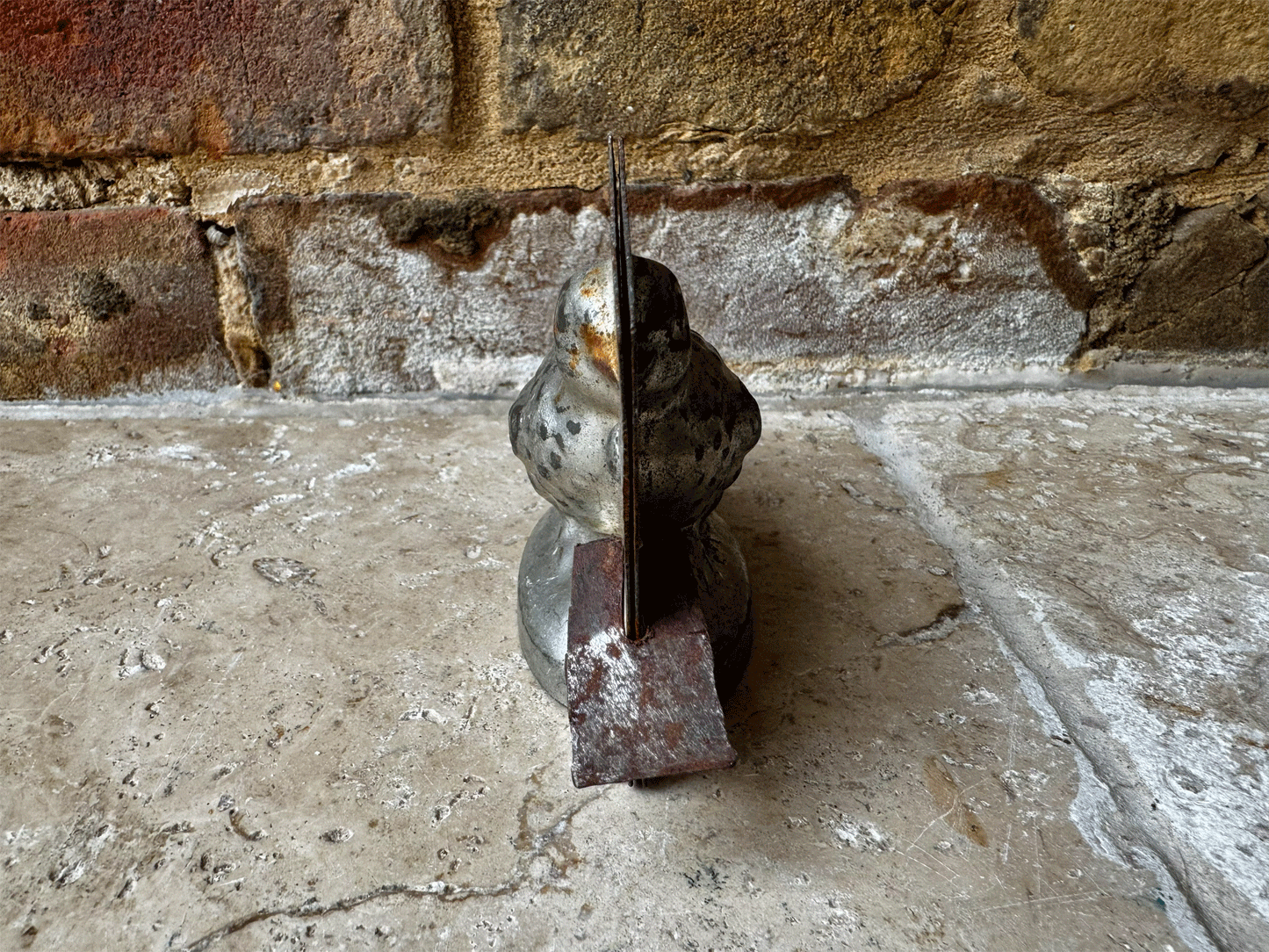 rare antique easter vintage chcolate mould baby chick hatching egg