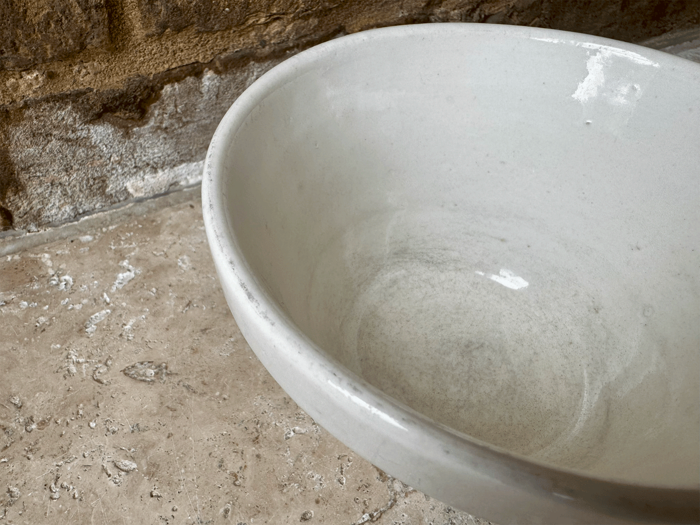 antique english white ironstone fortnum mason piccadilly pudding basin bowl advertising