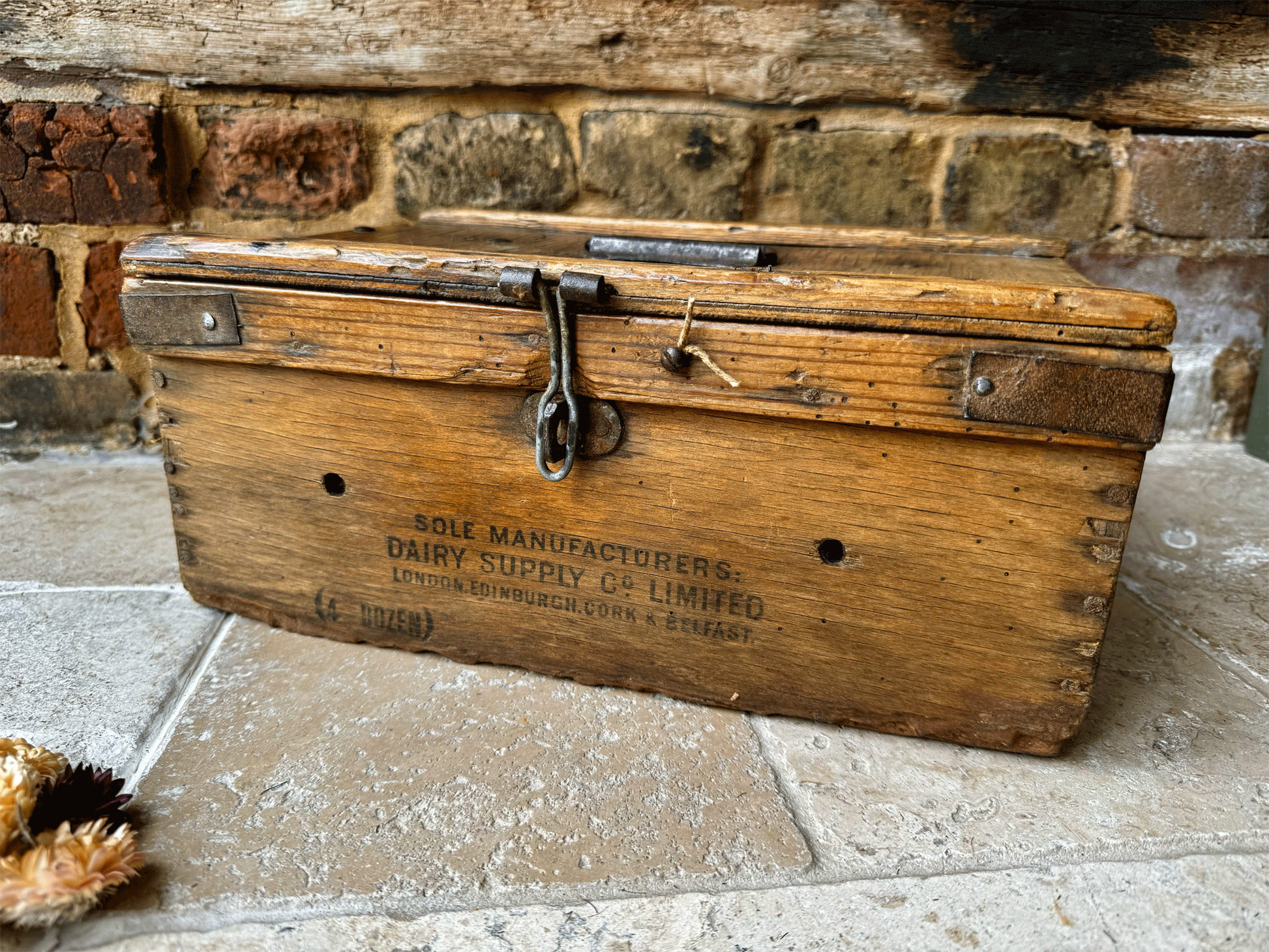 rare antique english dairy supply co limited wooden aerolite egg carrier travelling egg box