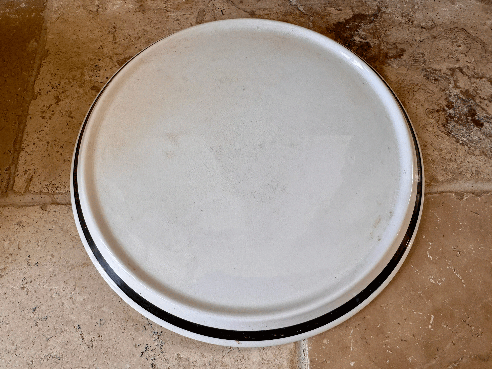 large vintage white ironstone burleigh cheese dome dish cloche 