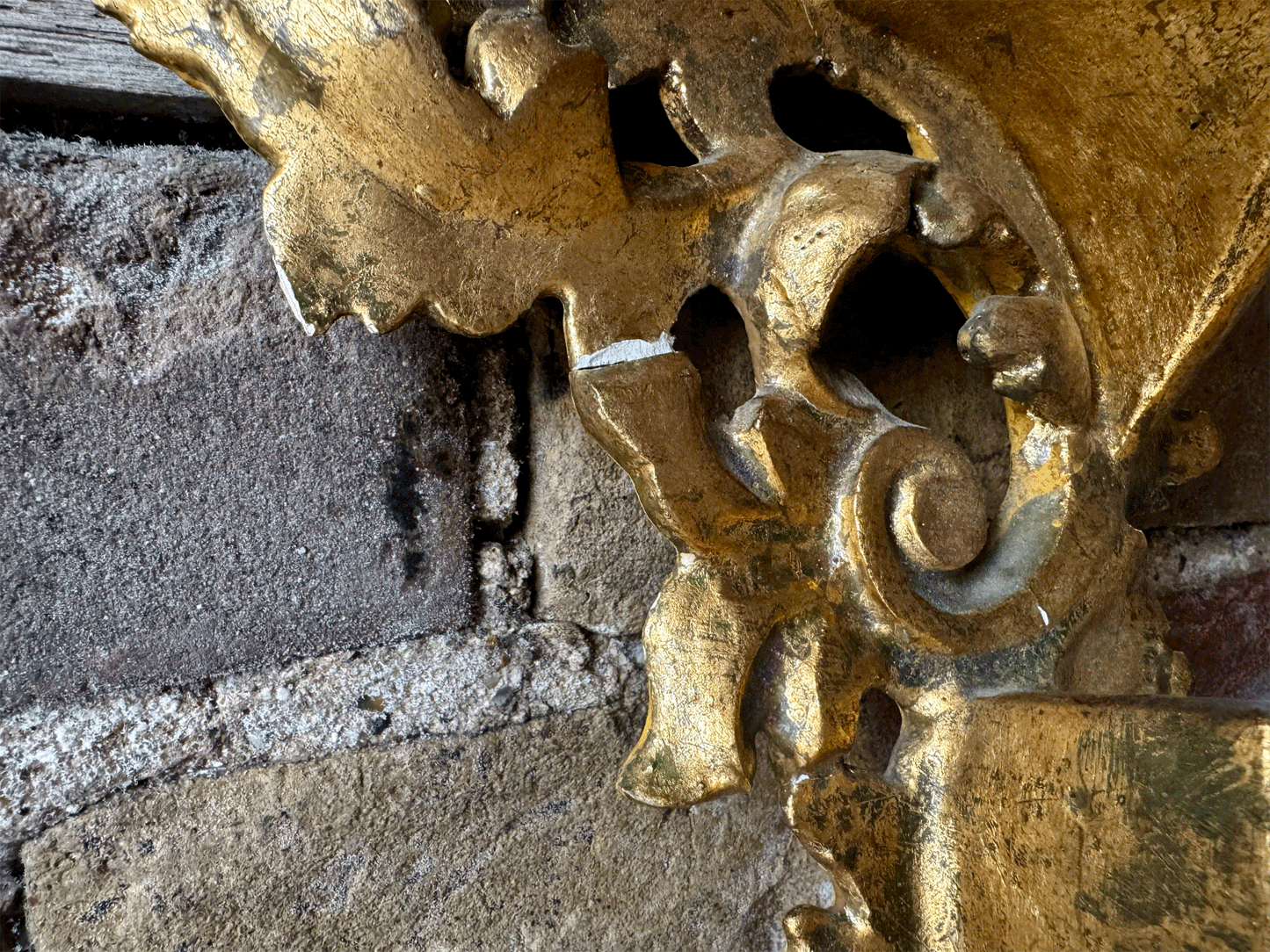 antique french gilt gilded floating wall shelf corbel sconce cornucopia