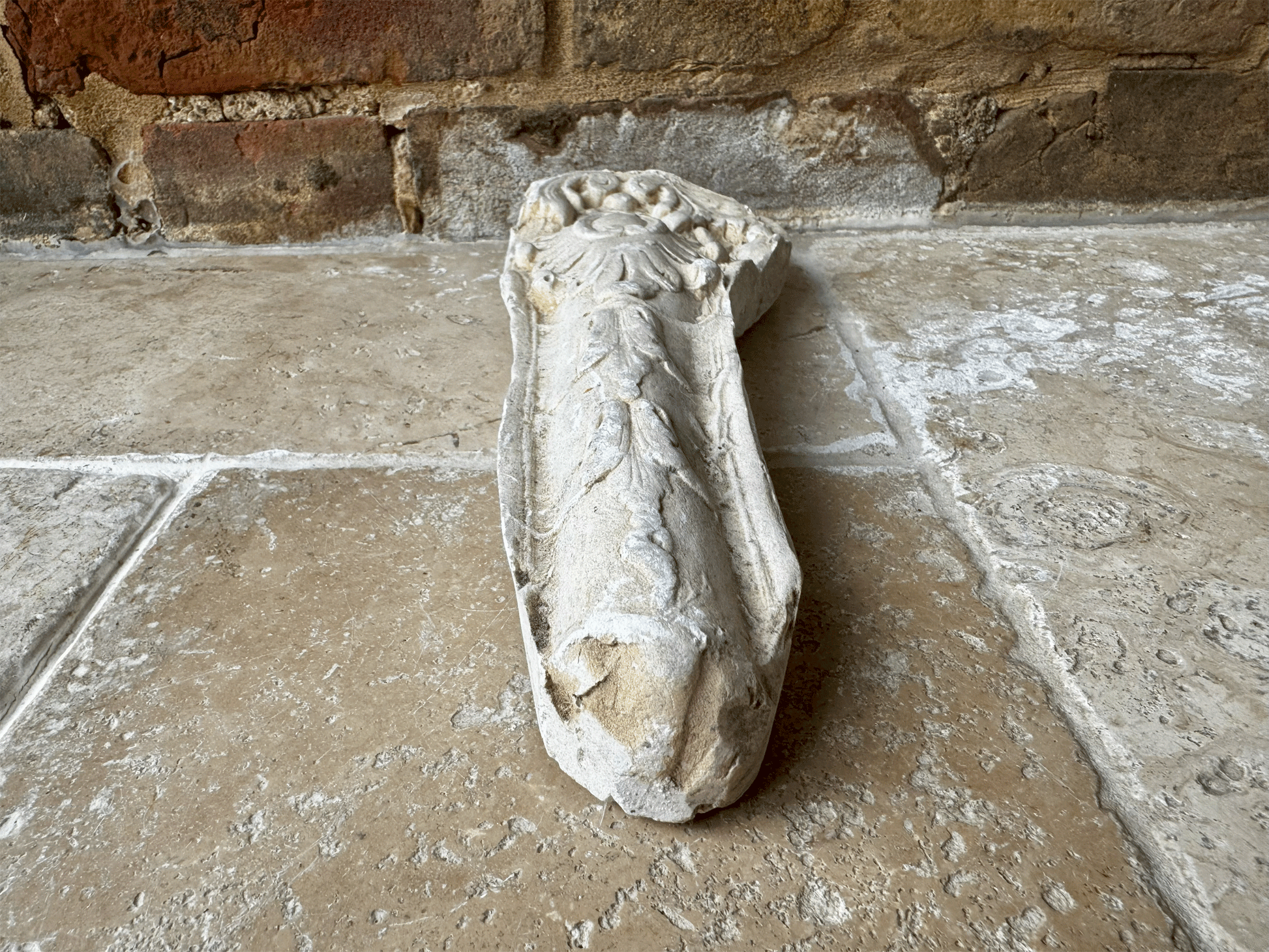 antique french decorative 19th century carved plaster architectural wall fragment hanging panel plaque